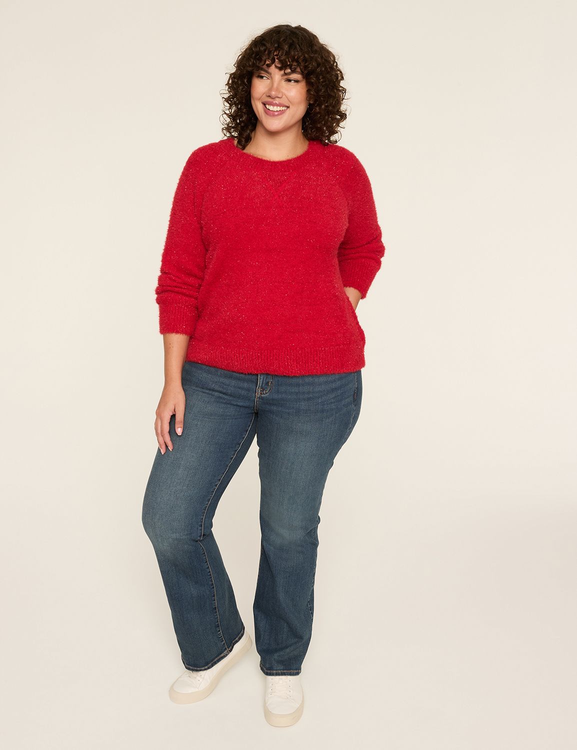 Classic Long Sleeve Crew Neck Pullo Product Image 3