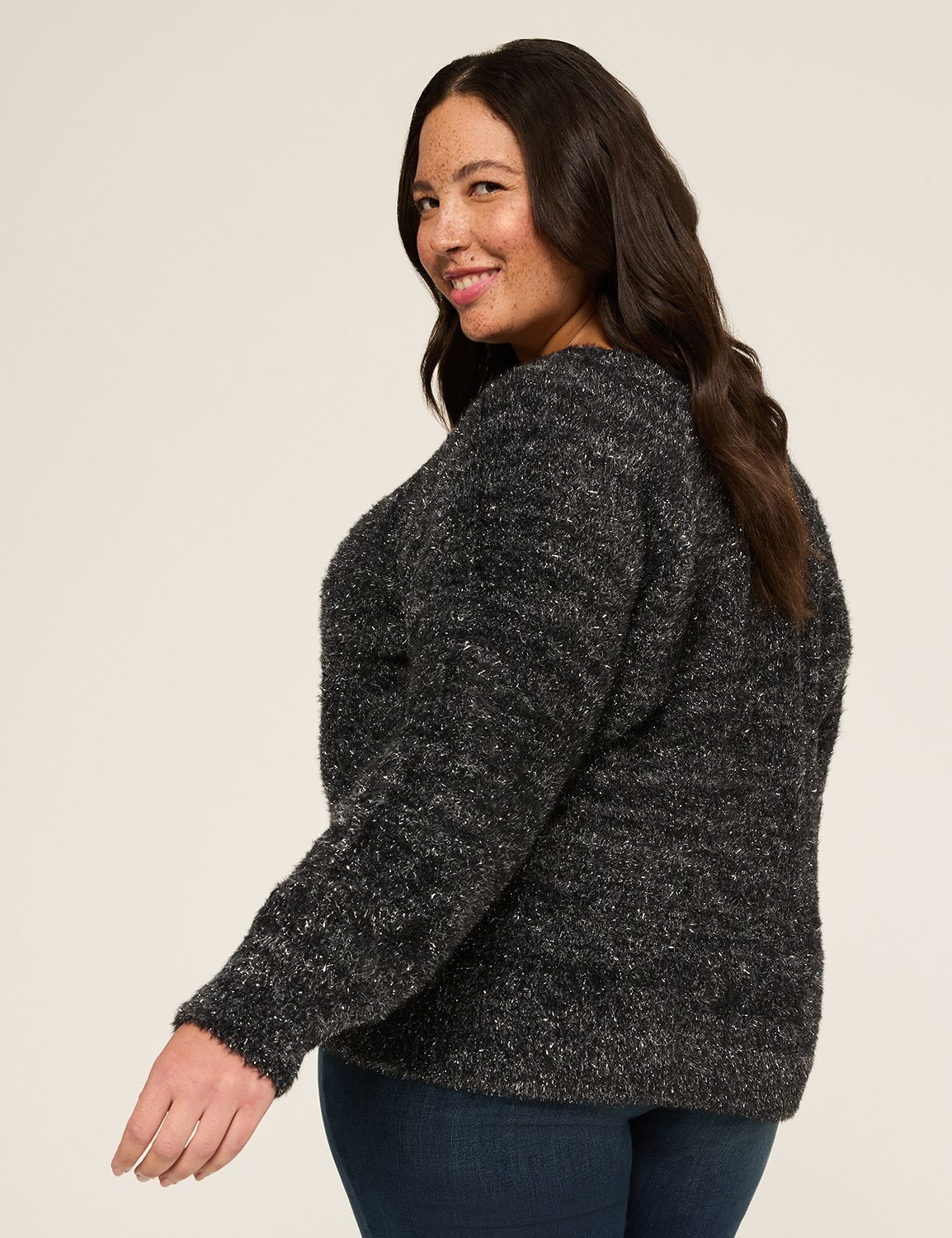 Crew-Neck Pullover Sweater