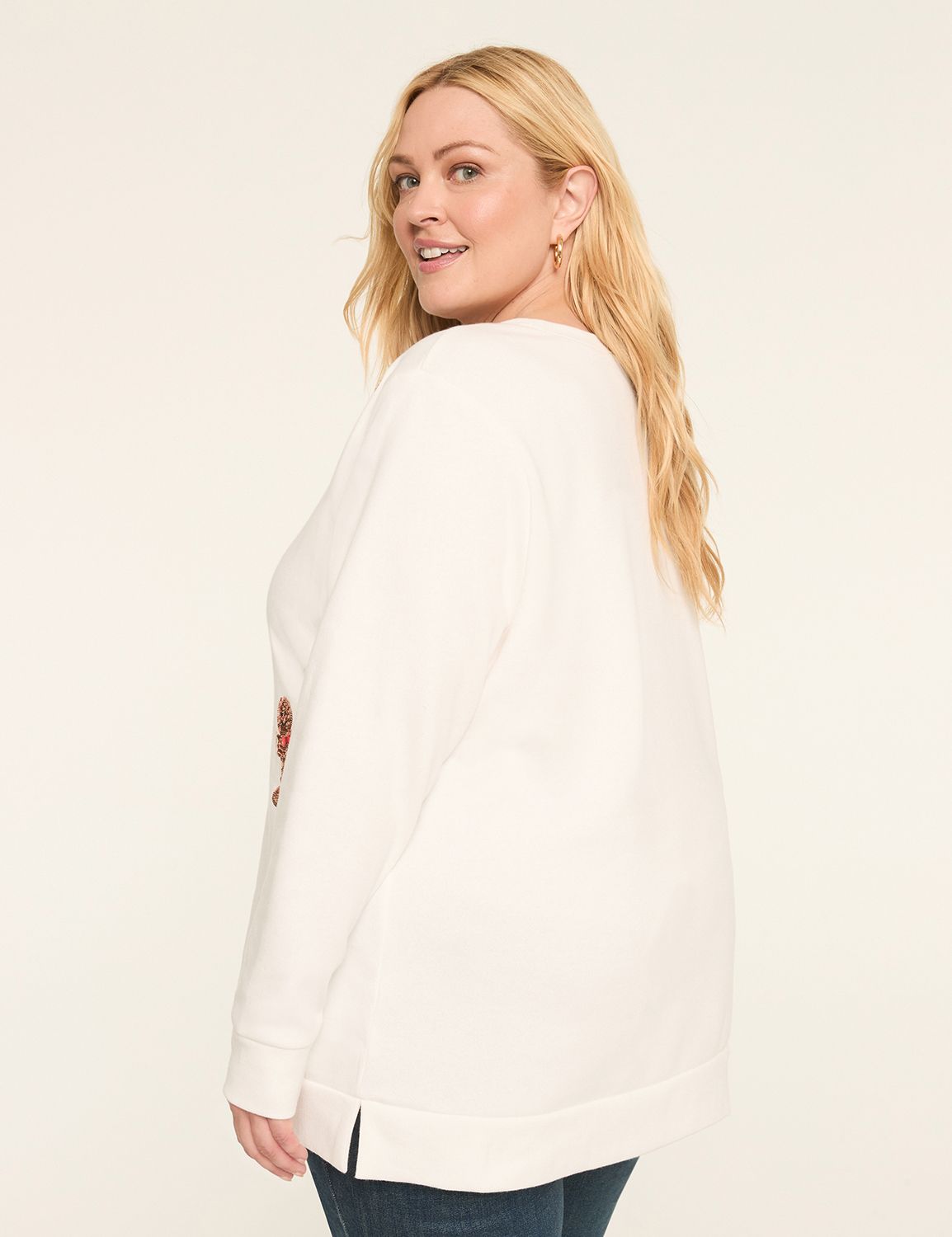 Long Sleeve Crew Neck Sweatshirt wi Product Image 2