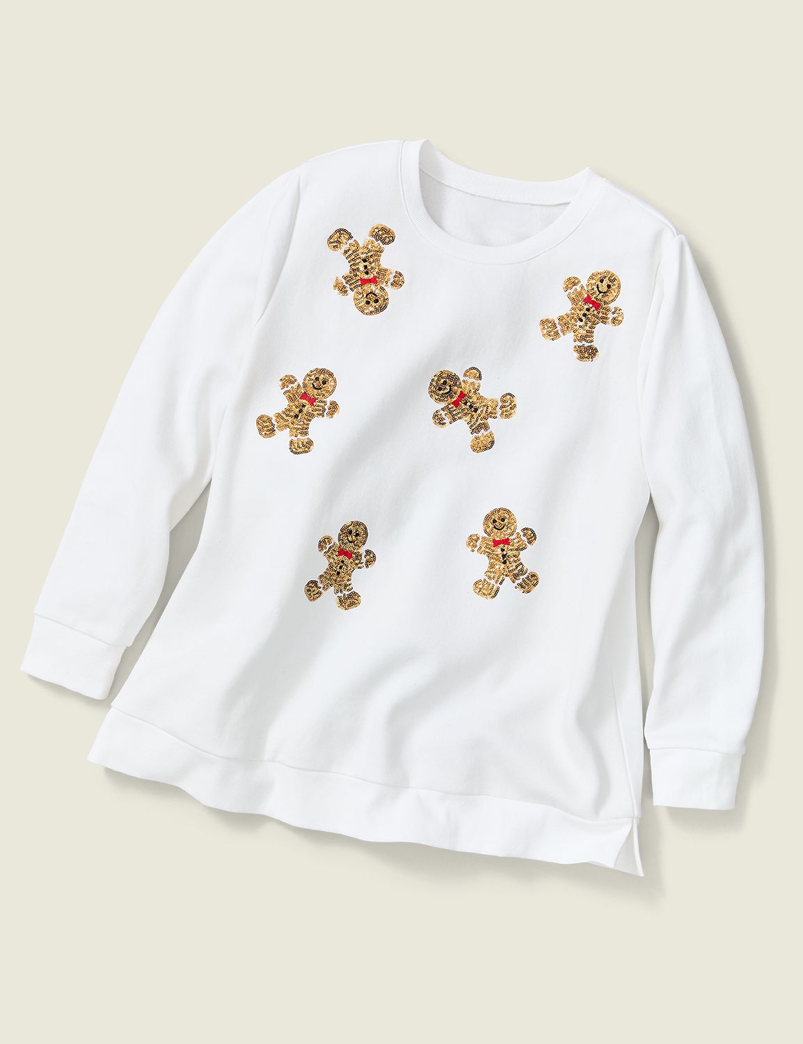 Long Sleeve Crew Neck Sweatshirt wi Product Image 5