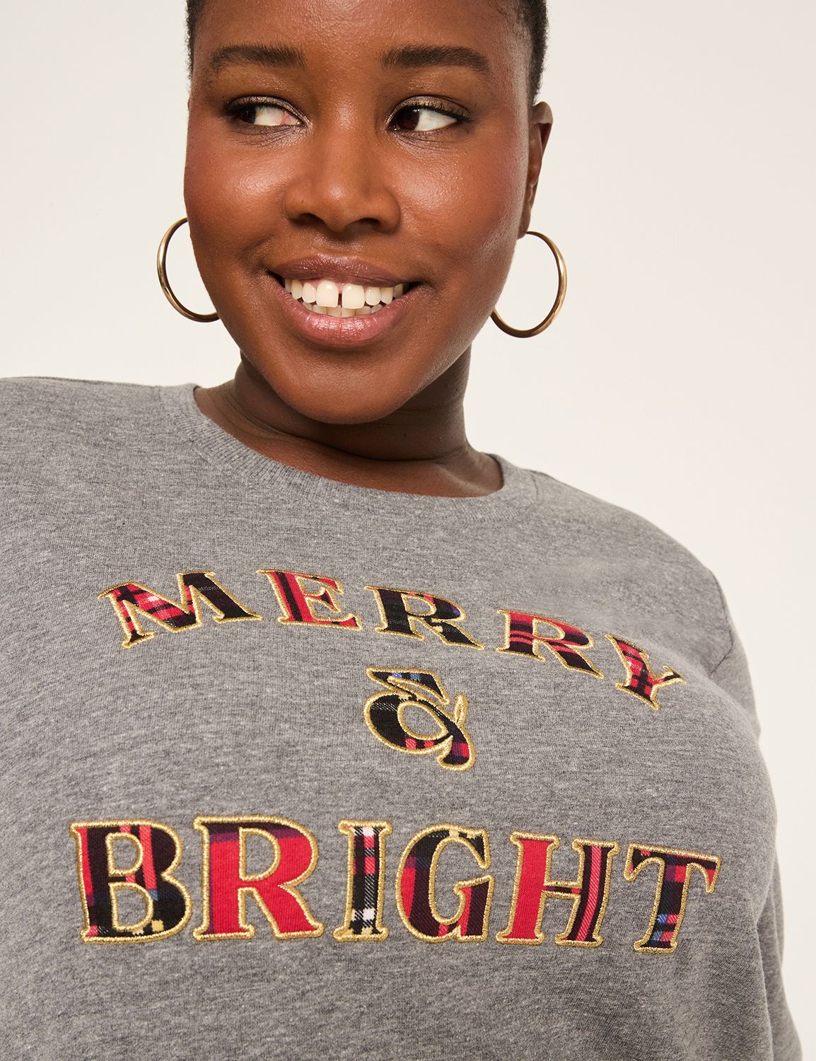 Long Sleeve Crew Neck Sweatshirt wi Product Image 4