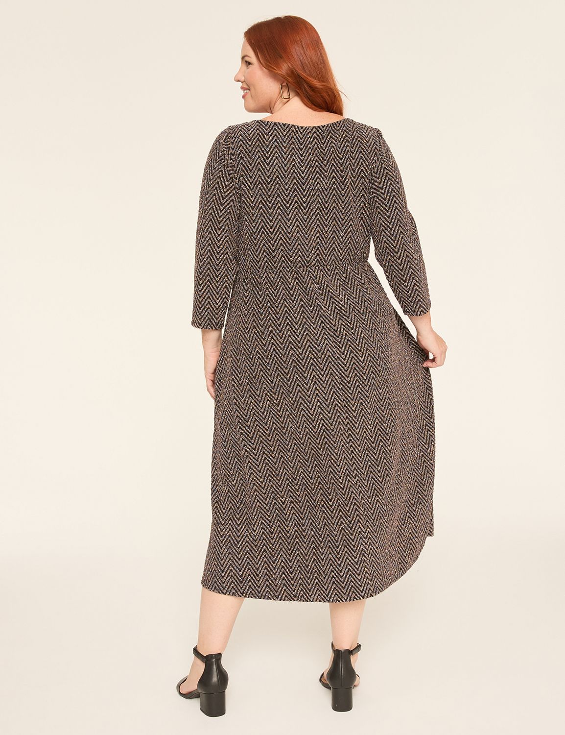 SLVLS METALLIC JACQUARD KNIT MAXI | LaneBryant