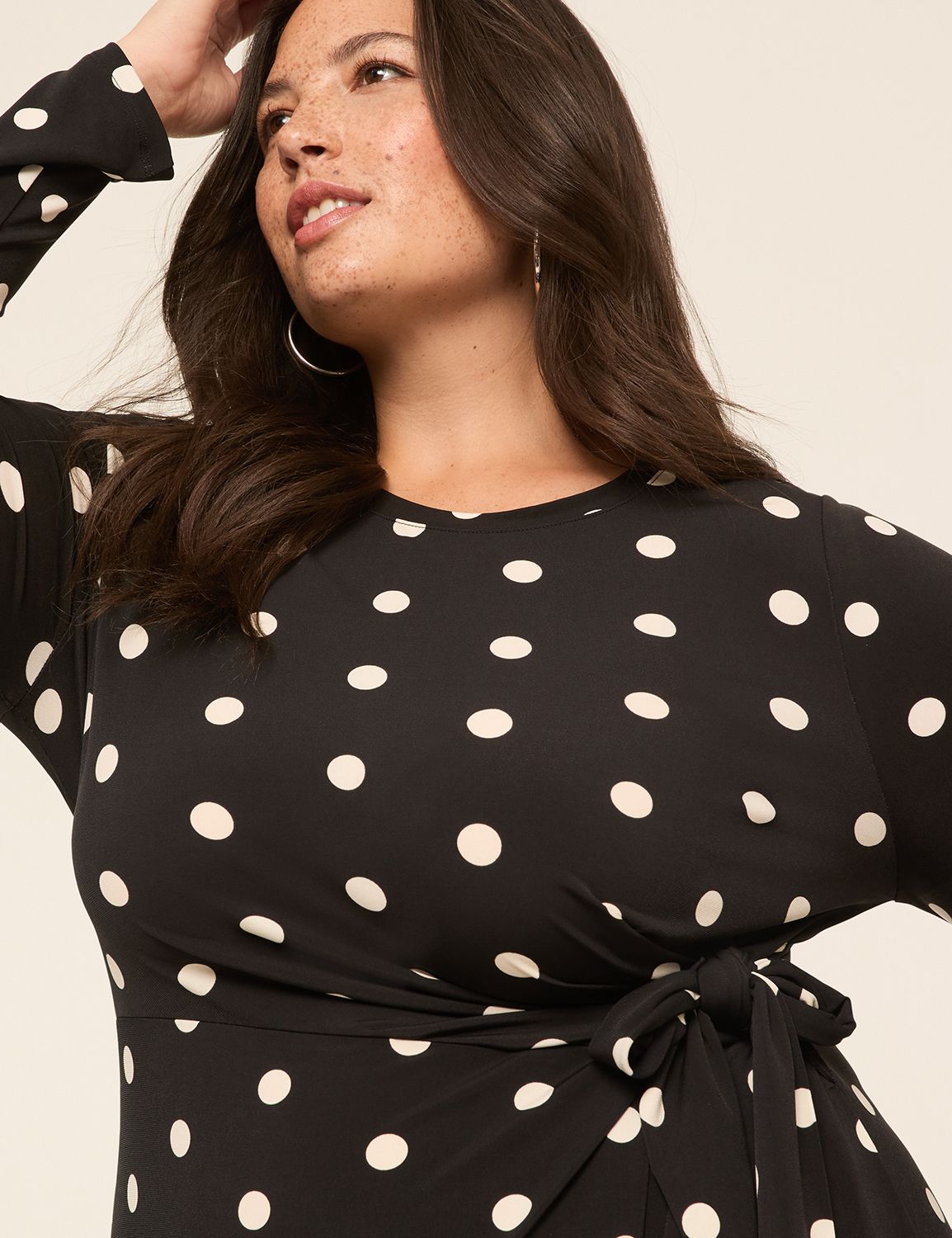 lane bryant shirt dress Plus Size Long-Sleeve Midi Shirt Dress, in Pink Toile Print, 14, Women's, Lane Bryant