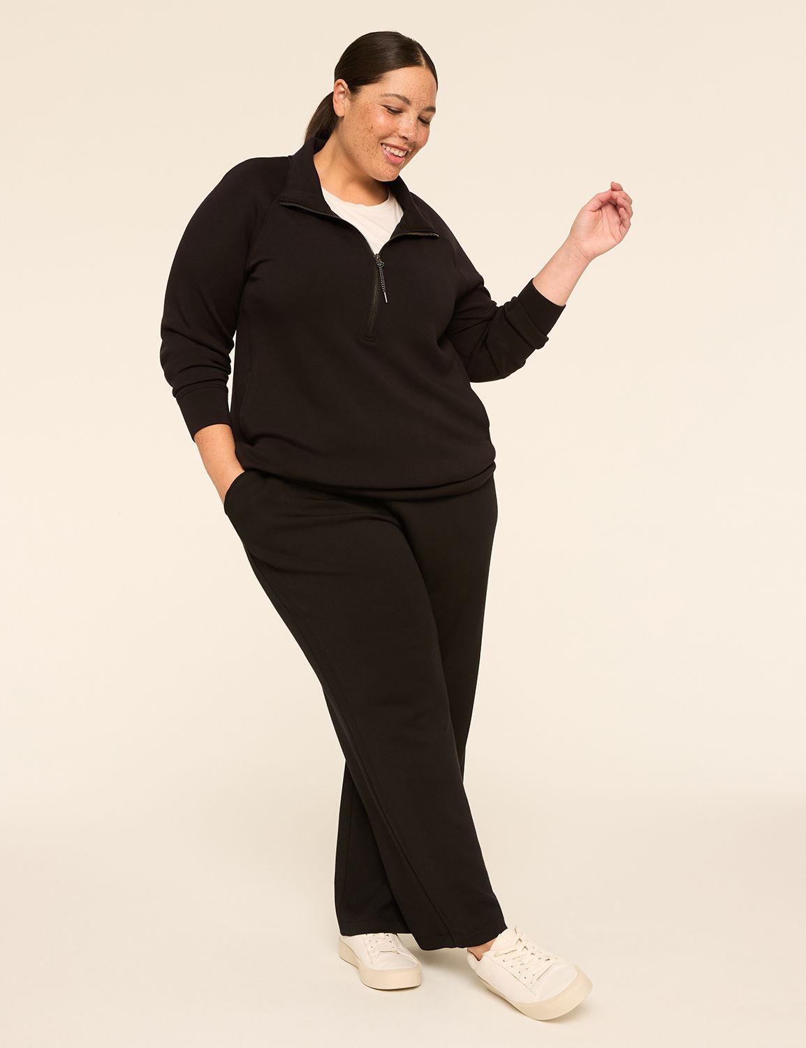 LIVI Long Sleeve 1/2 Zip Journey Sw Product Image 3