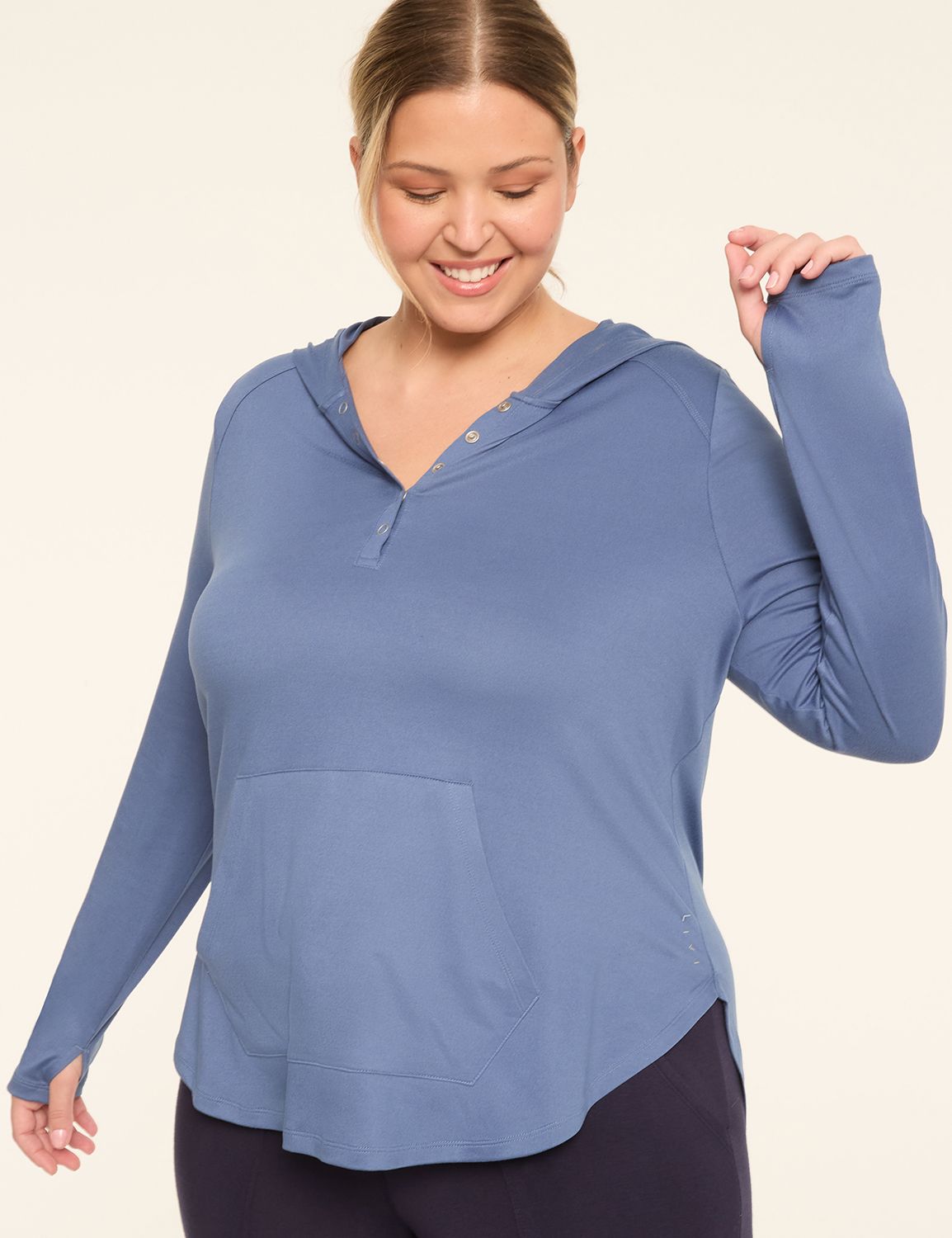 LIVI Long Sleeve Snap Up Livi Soft Product Image 1