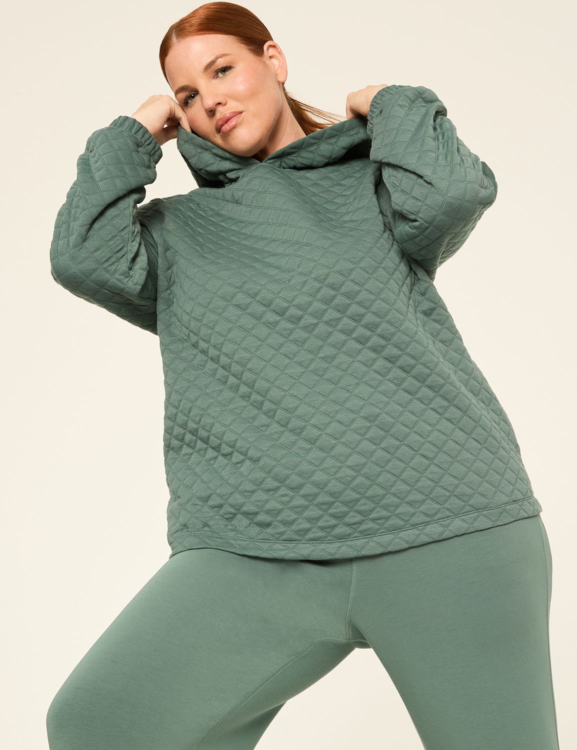 LIVI Long-Sleeve Quilted Hoodie