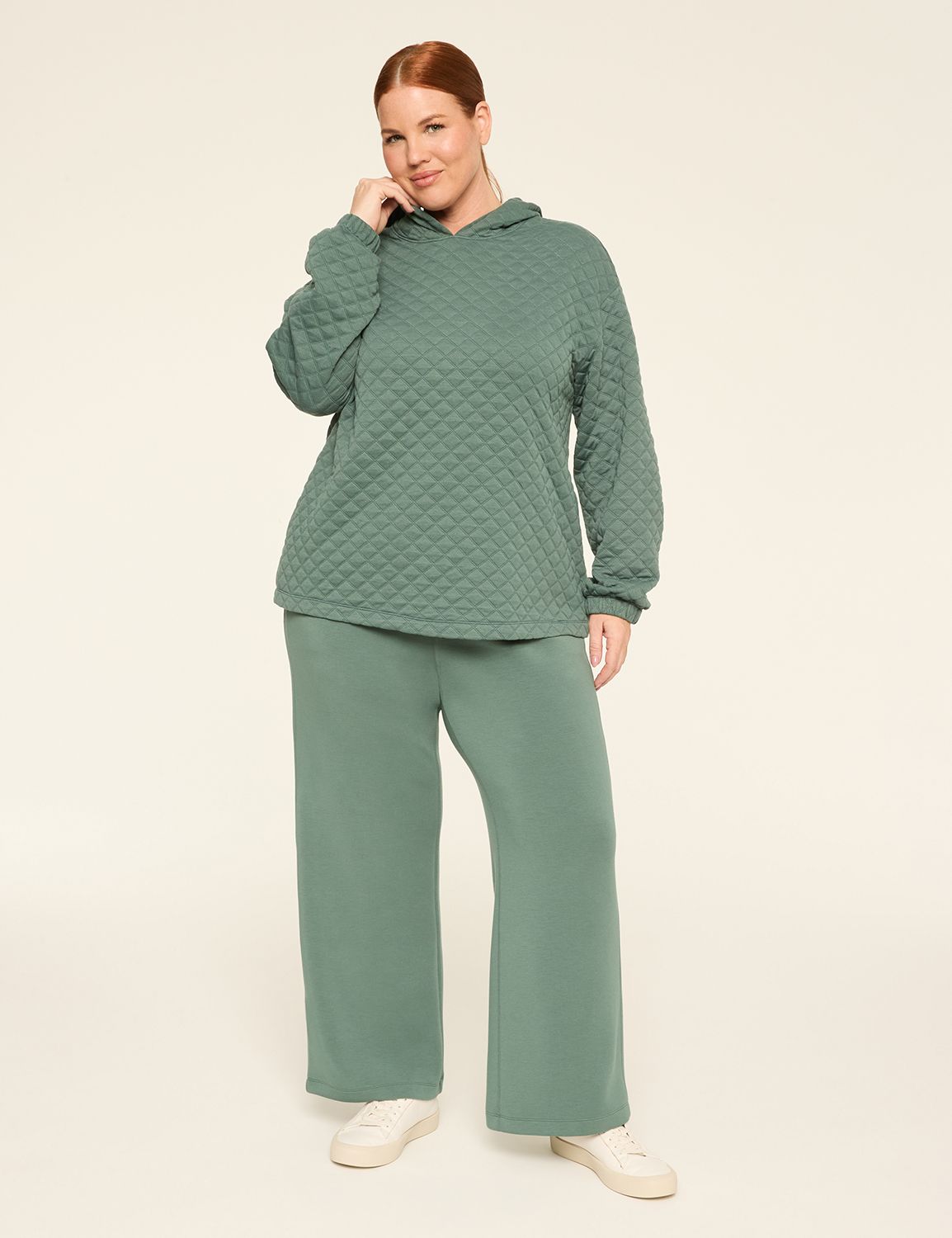 LIVI Long Sleeve Quilted Hoodie S 1 Product Image 3