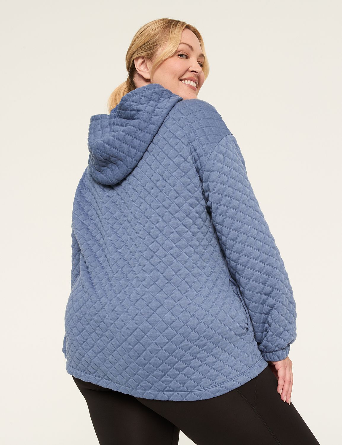 LIVI Long-Sleeve Quilted Hoodie