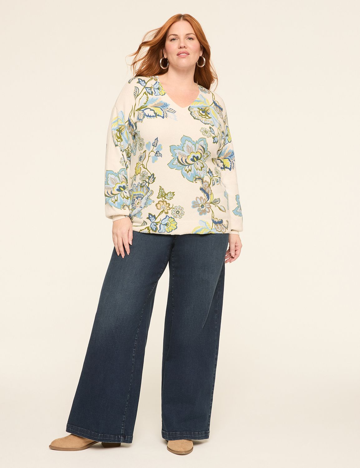 Classic Long Sleeve V-Neck Pullover Product Image 3