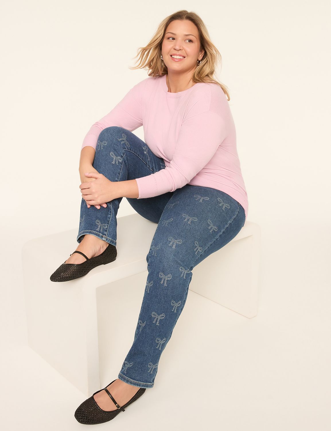 Classic Long Sleeve Boatneck Pullov Product Image 3