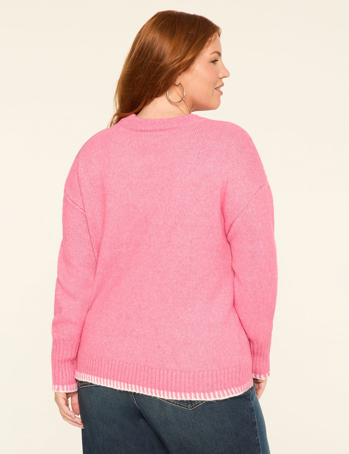 Long-Sleeve Crew-Neck Sweater