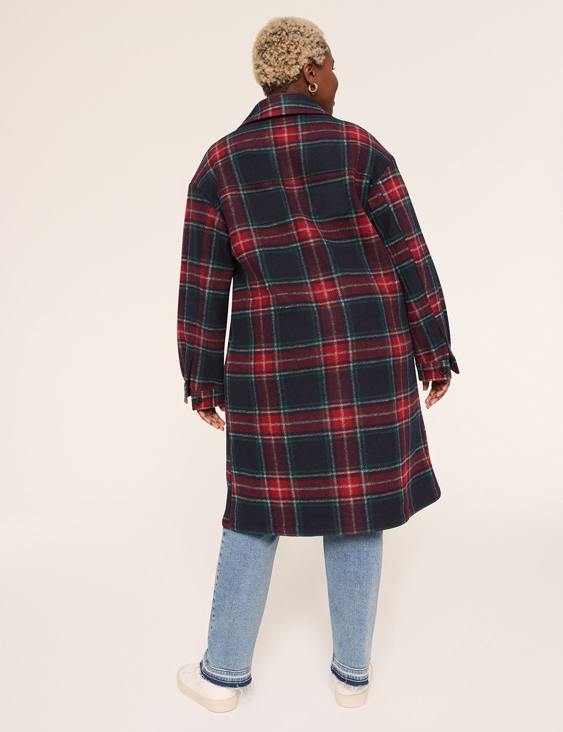 Plaid Long Shacket