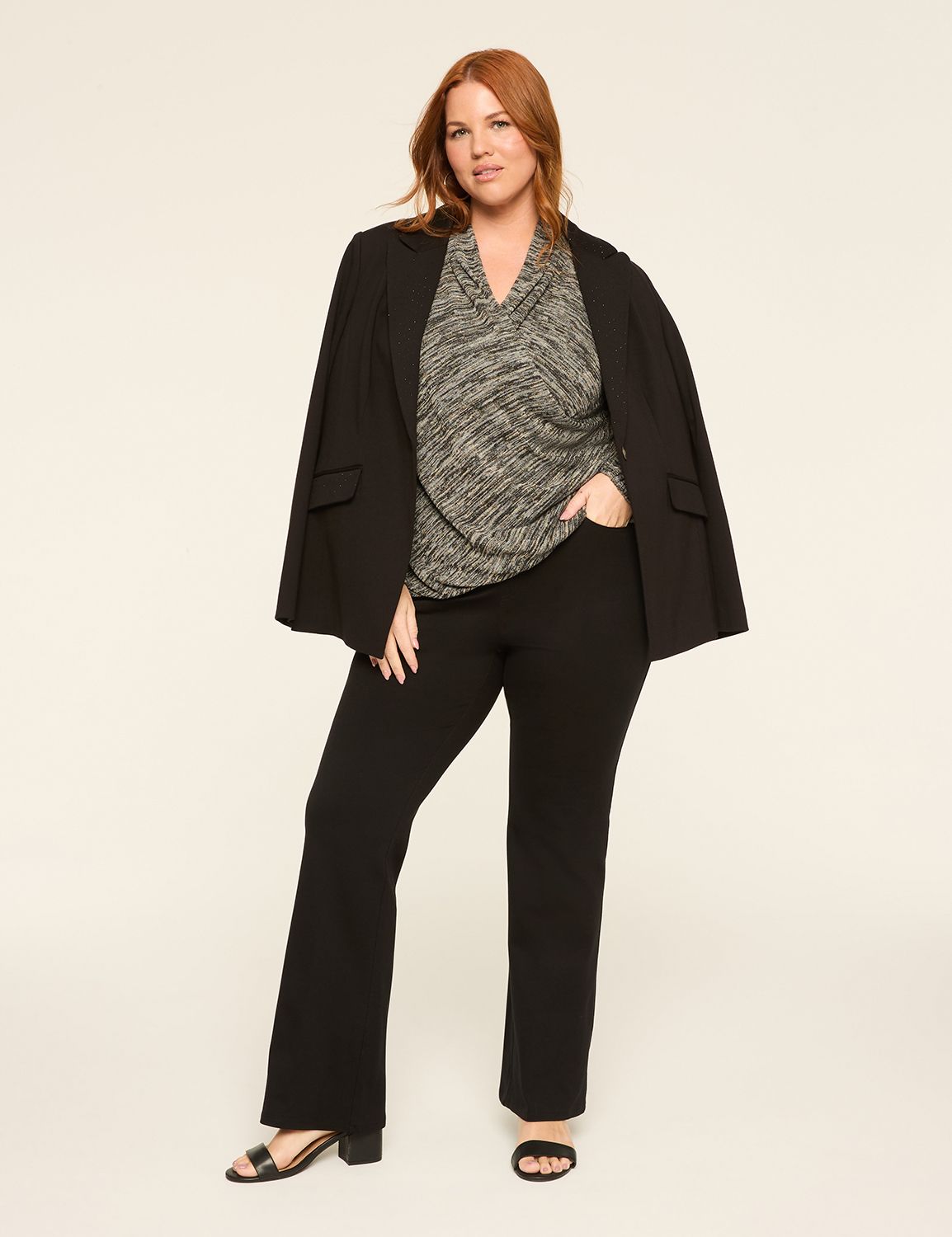 Long Blouson Sleeve Wrapped Bubble Product Image 3