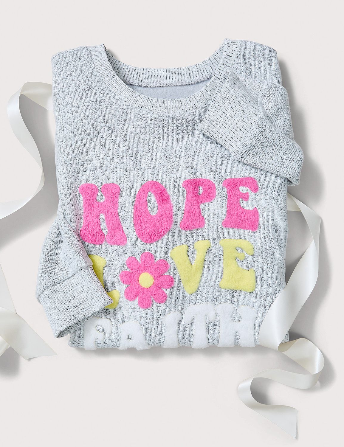 Long Sleeve Crew Neck Sweatshirt wi Product Image 5