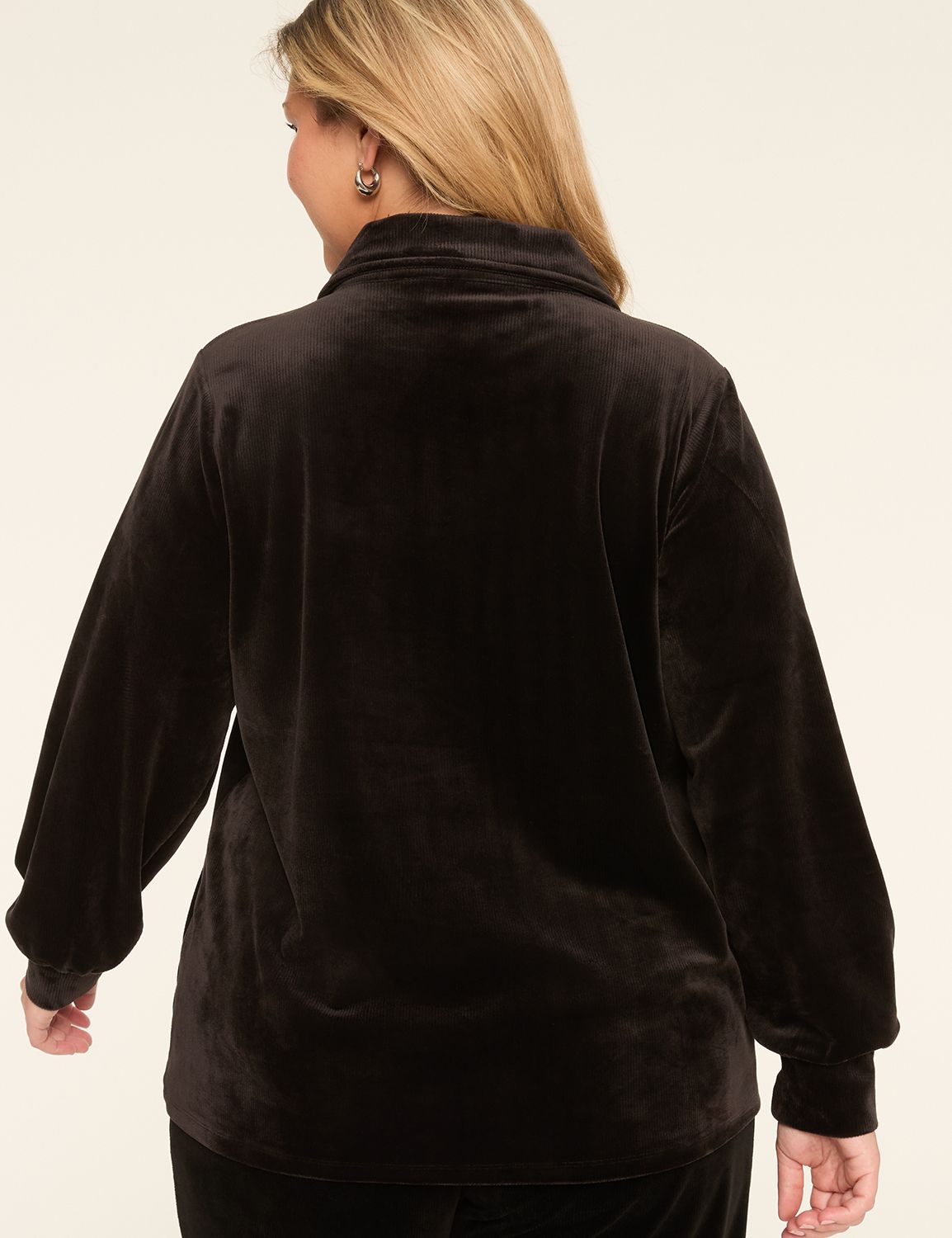 Long Sleeve Corded Rugby Polo F 114 Product Image 2