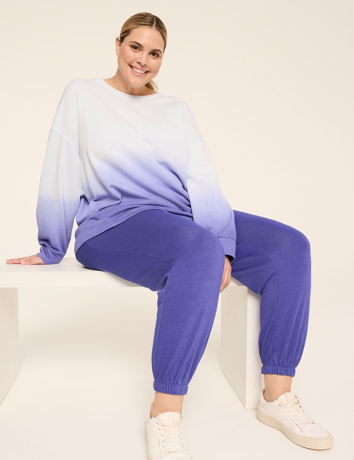 LIVI Long Sleeve Crew Neckline Fren Product Image 3