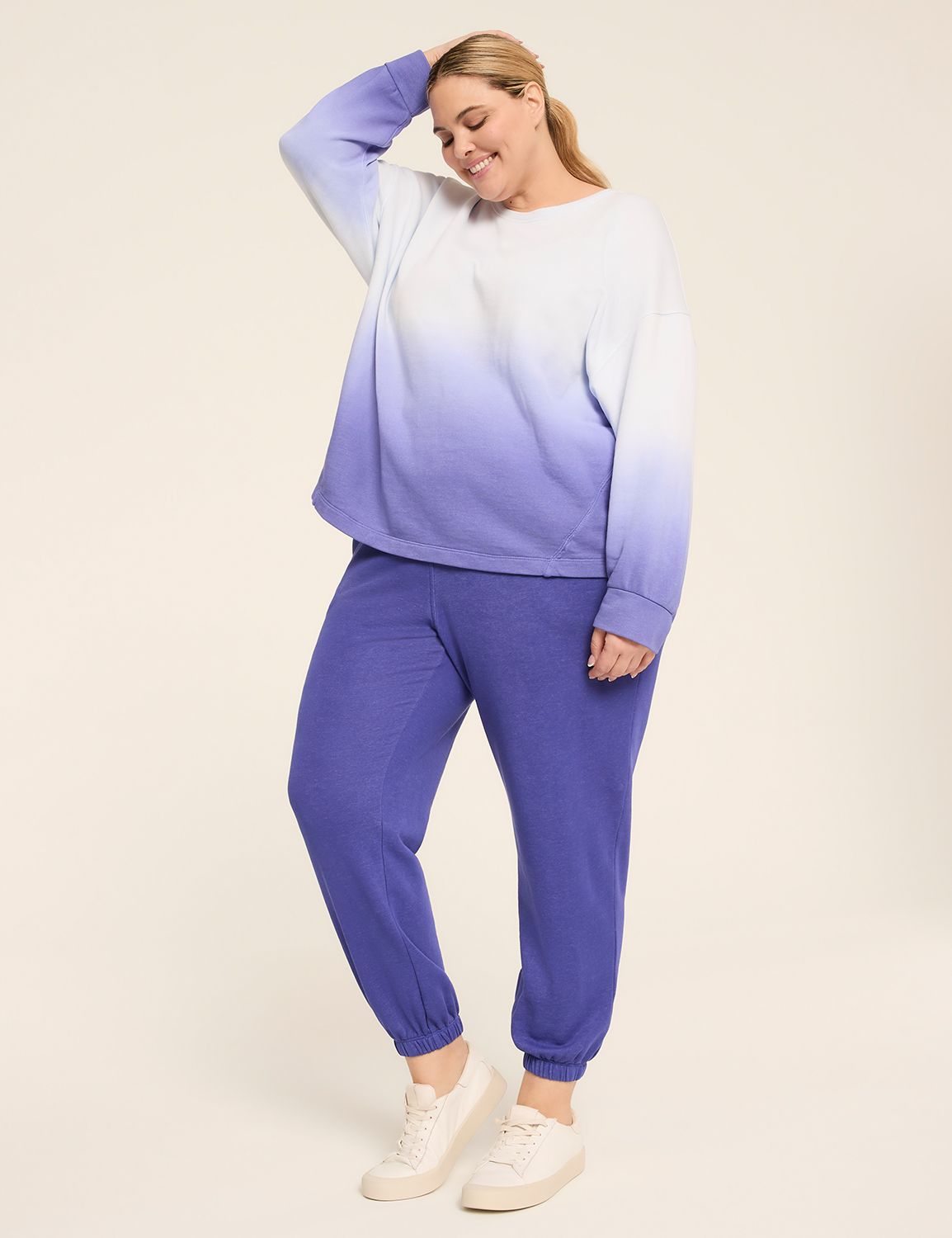 LIVI Mid Rise French Terry Full Len Product Image 3