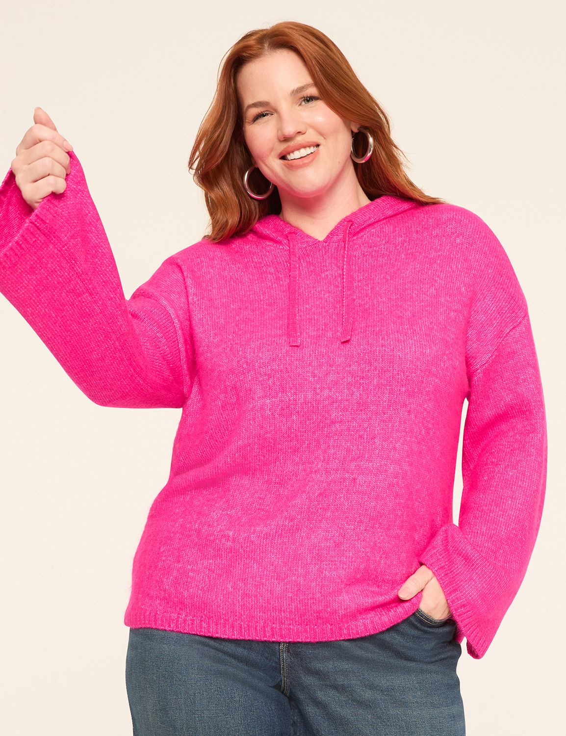 Long-Sleeve Hoodie Sweater