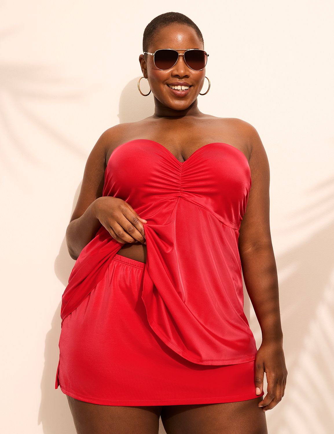 Slitted Swim Skirt 1149875 HOP Product Image 4