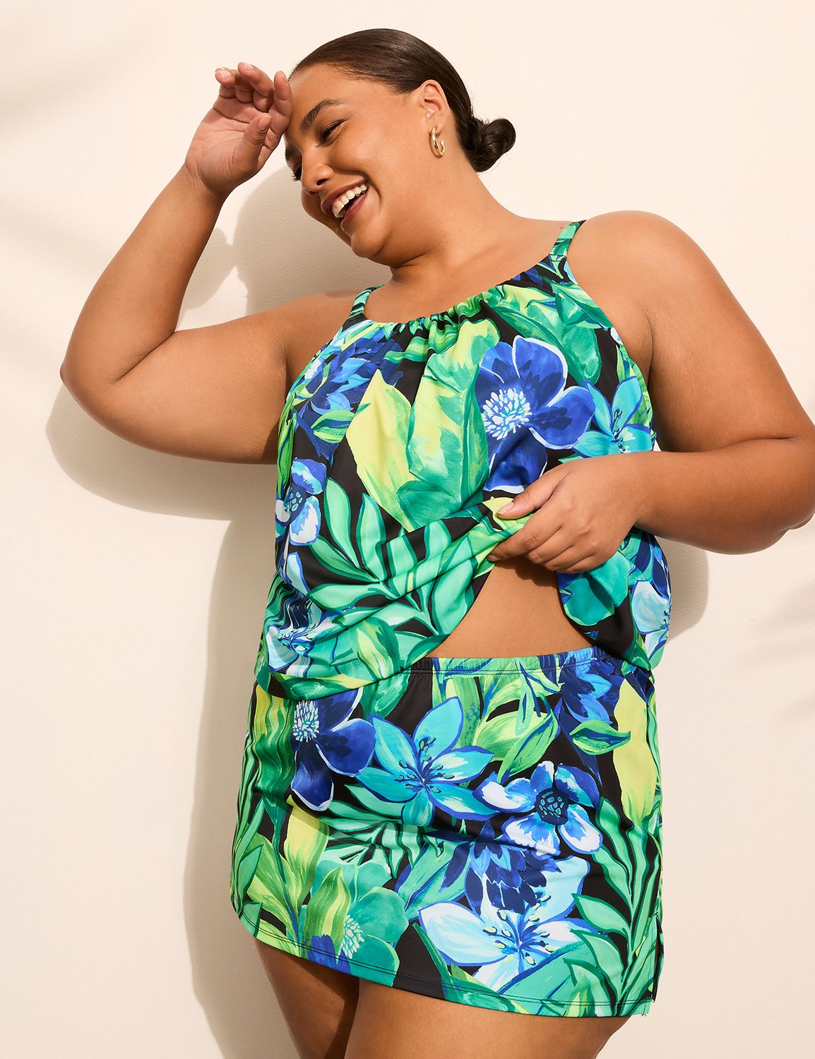 Slitted Swim Skirt 1149875 HOP Product Image 4