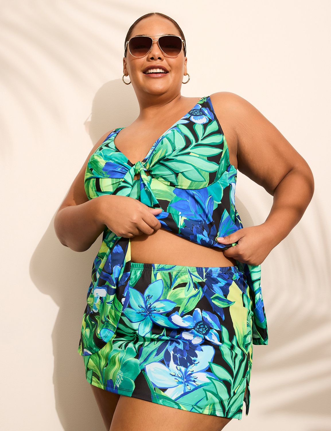 Slitted Swim Skirt 1149875 HOP Product Image 5