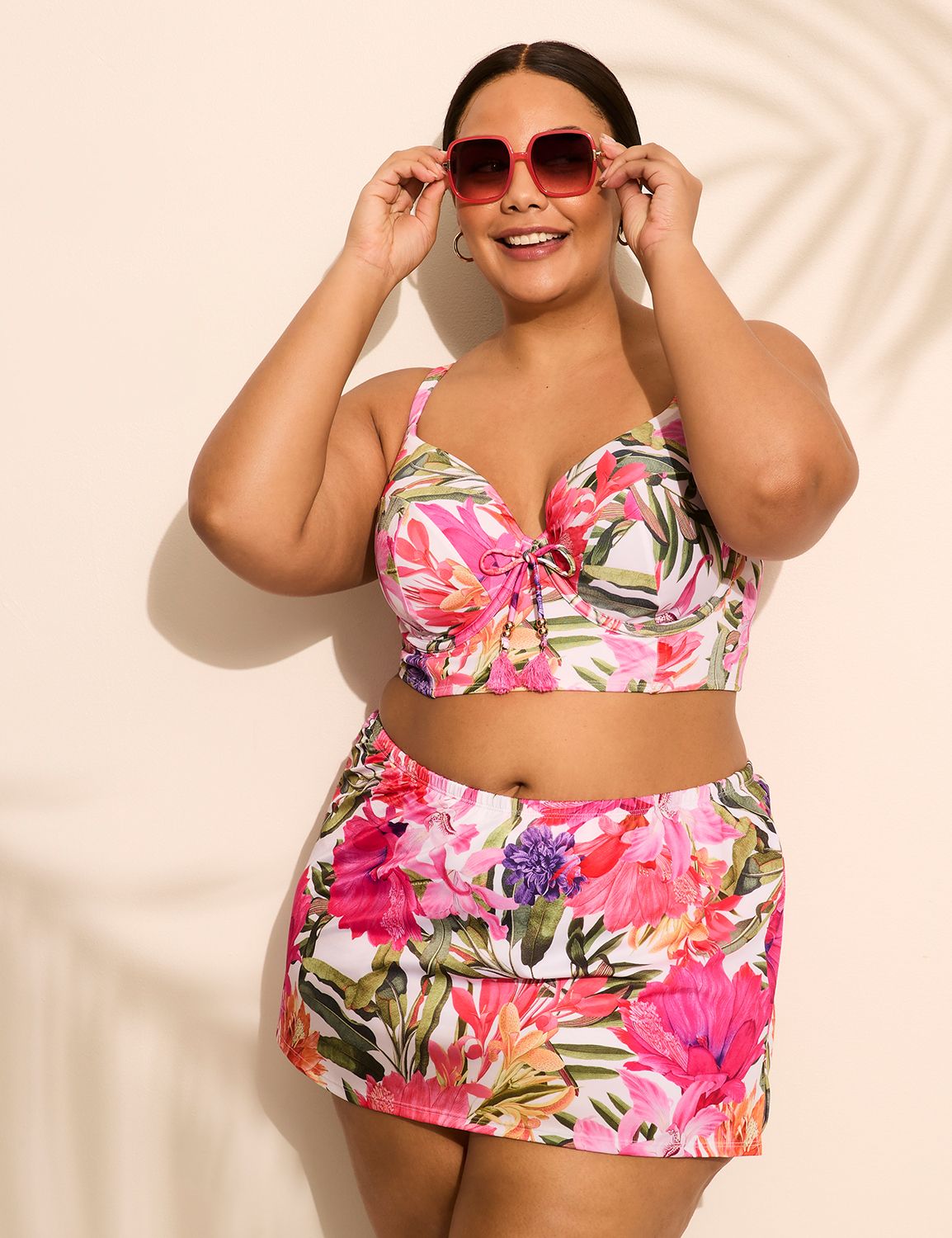 Slitted Swim Skirt 1149875 HOP Product Image 4
