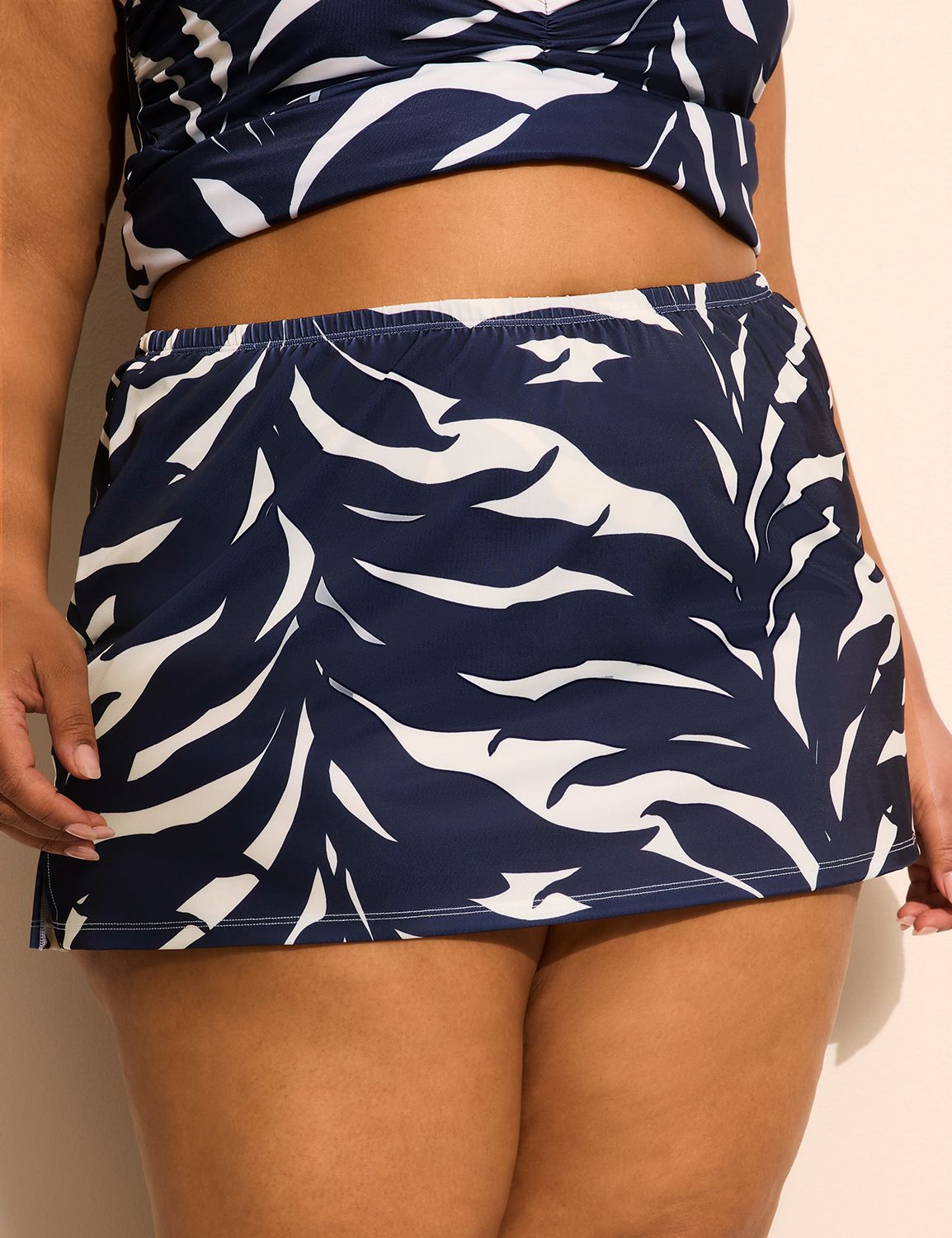 Side Slit Swim Skirt