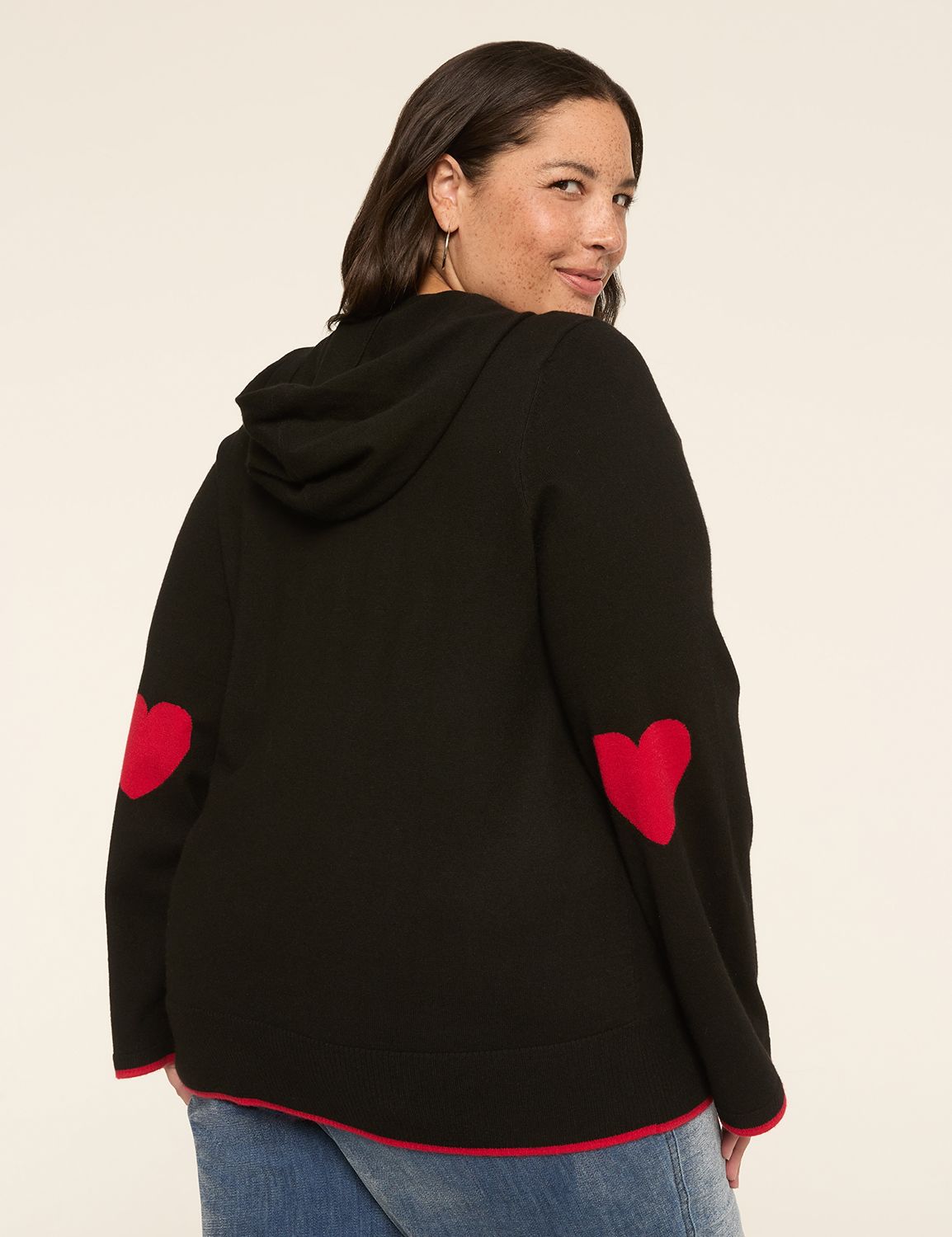 Long Sleeve Love Hoodie Pullover Sw Product Image 2