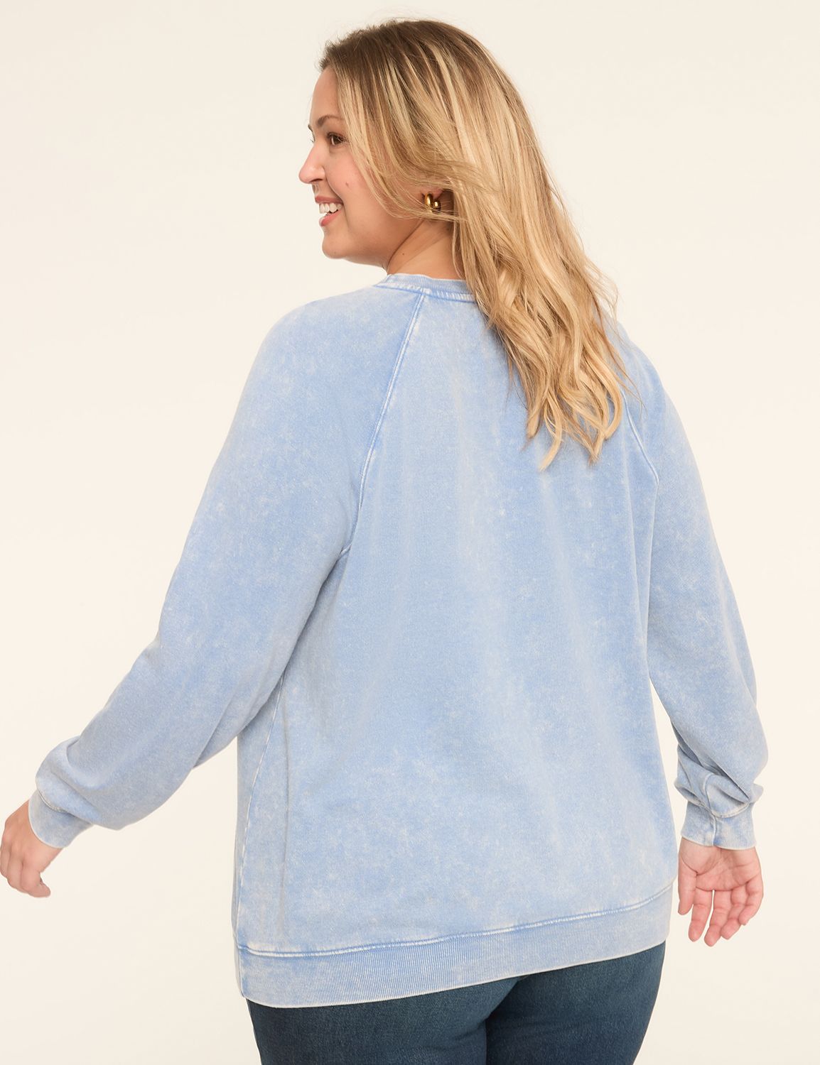 Mineral Wash Crew-Neck Sweatshirt