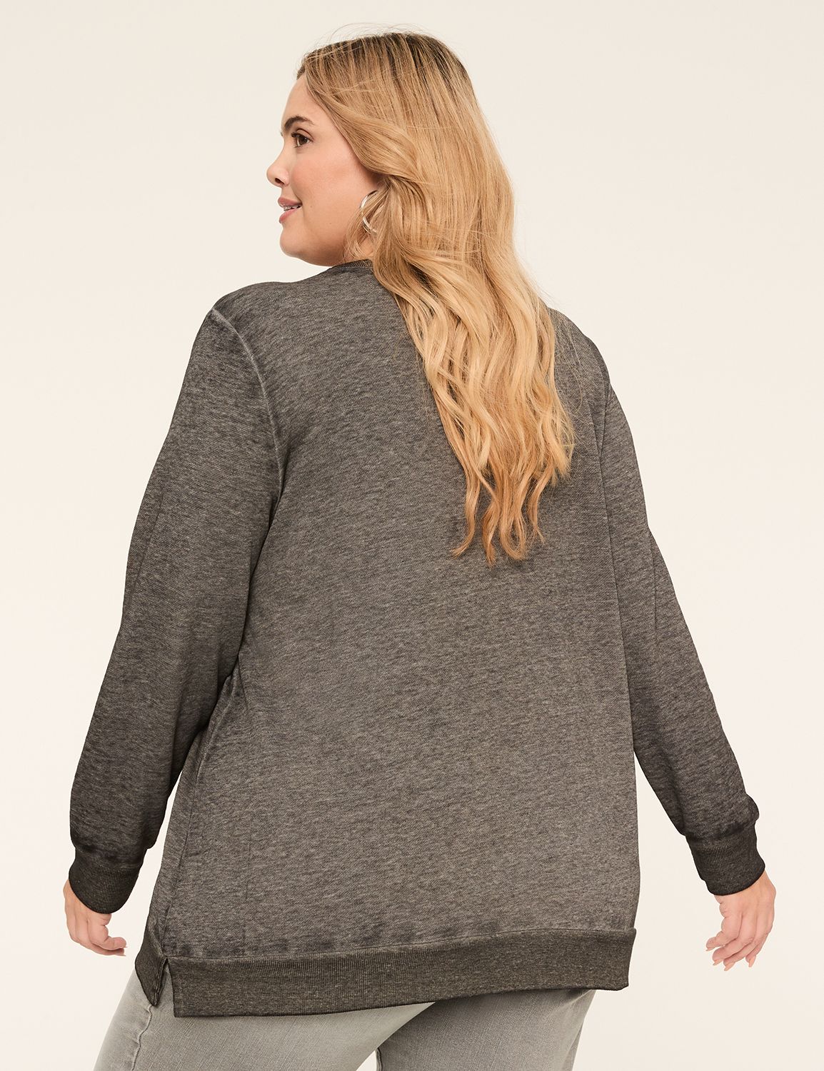 Long Sleeve Crew Neck Sweatshirt wi Product Image 2