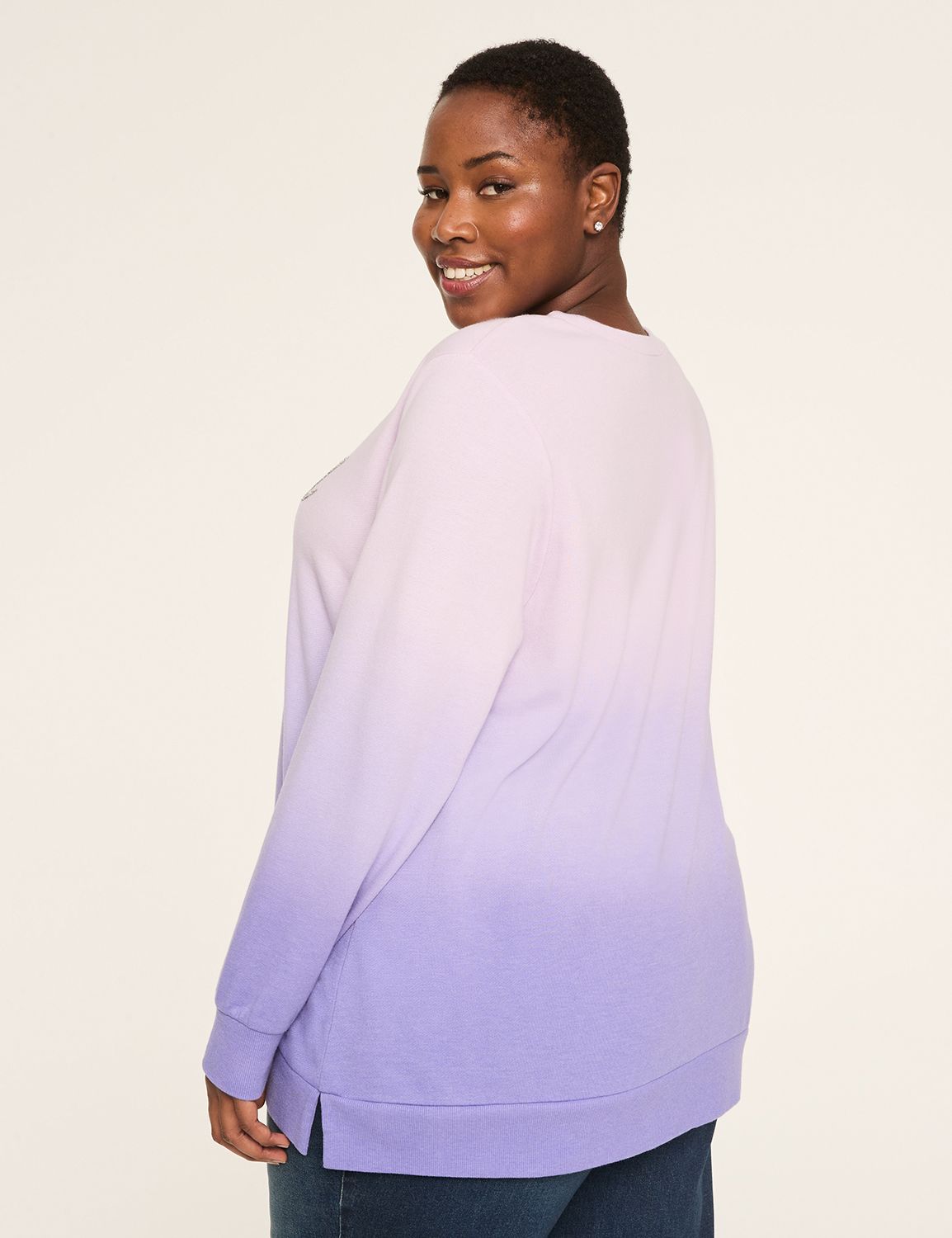 Long Sleeve Crew Neck Sweatshirt wi Product Image 2