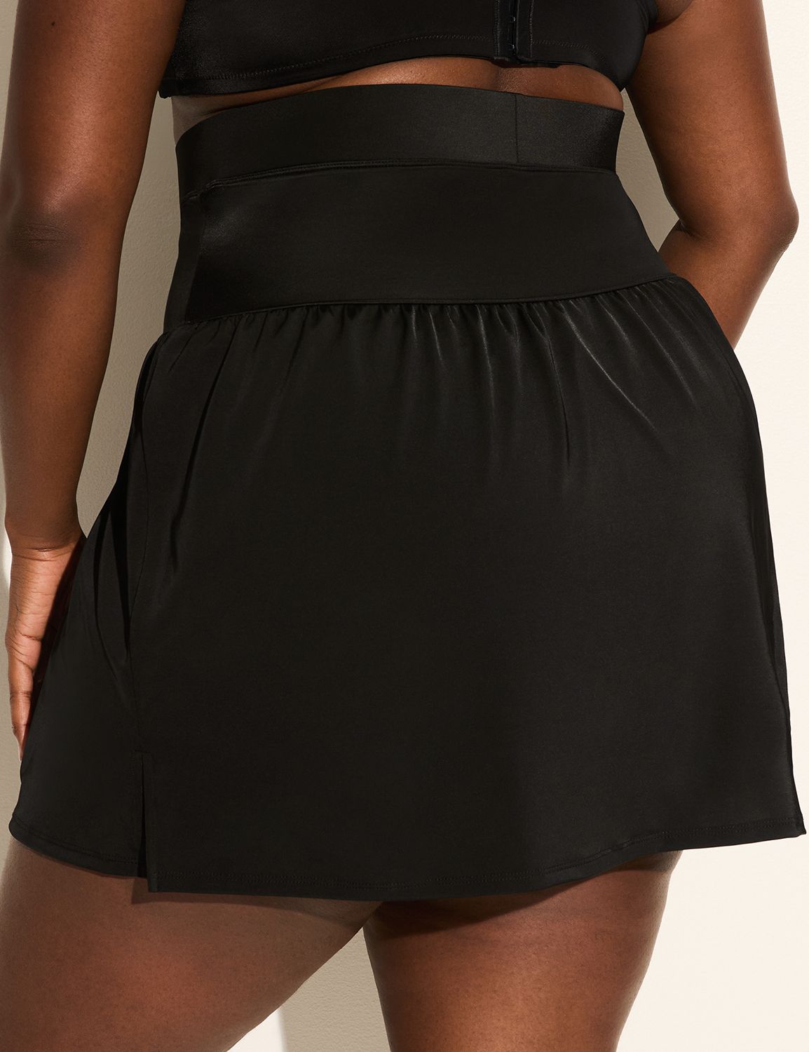 Ultra High-Waist Circle Swim Skirt