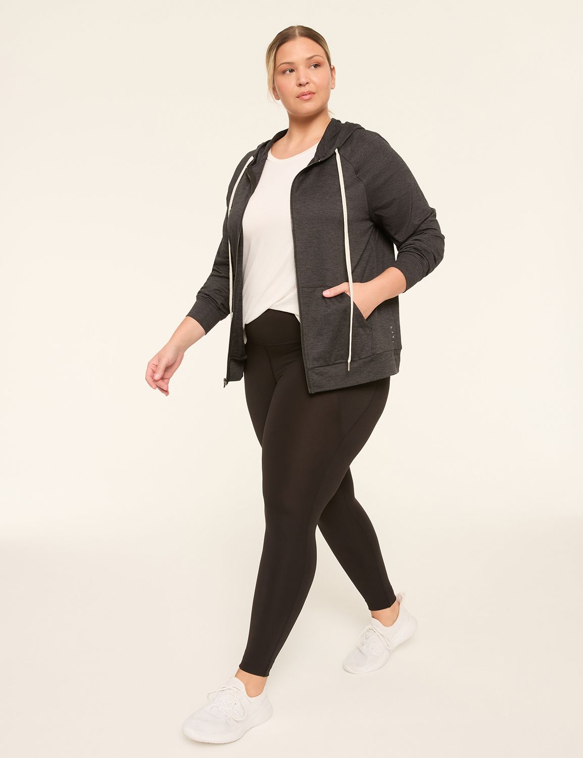 LIVI Long Sleeve Full Zip Hooded Li Product Image 3