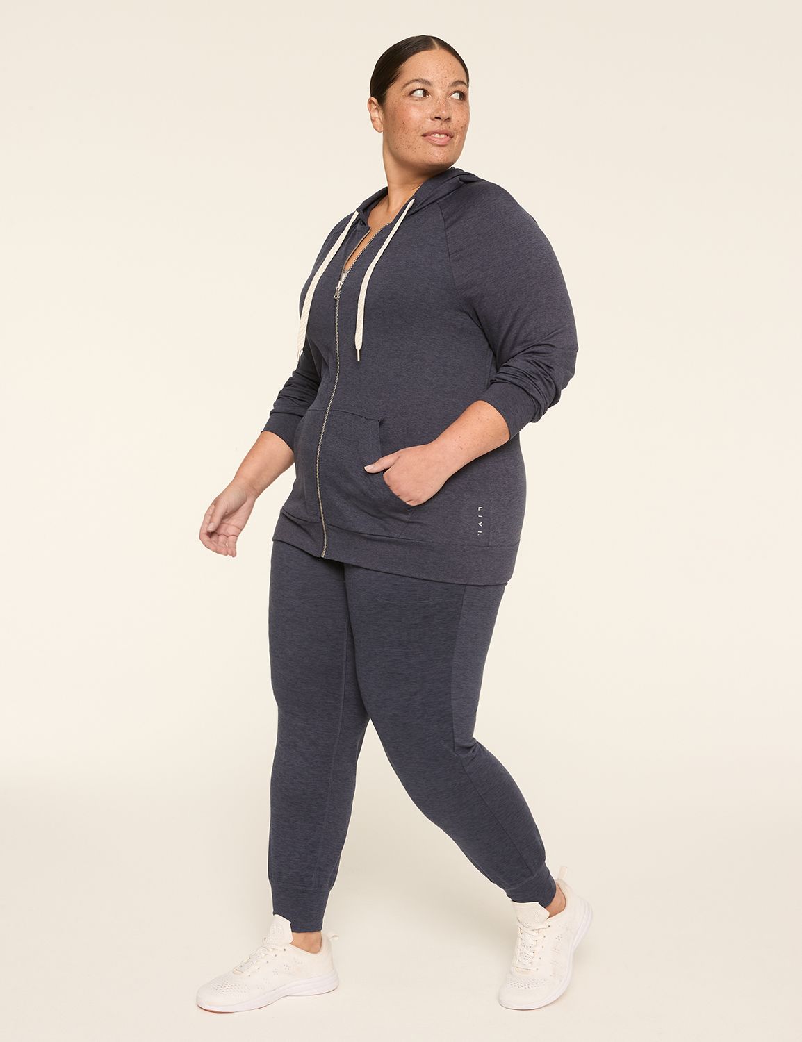 LIVI Long Sleeve Full Zip Hooded Li Product Image 3