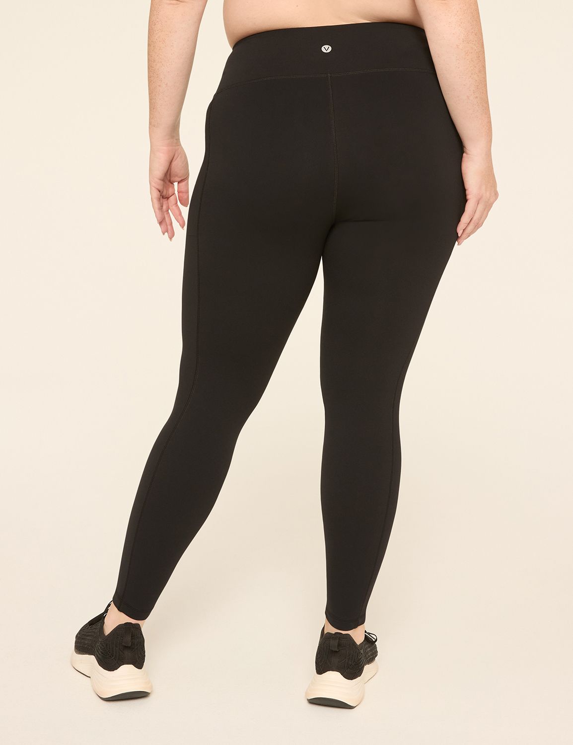LIVI High-Rise Knit Fleece-Lined 7/8 Legging