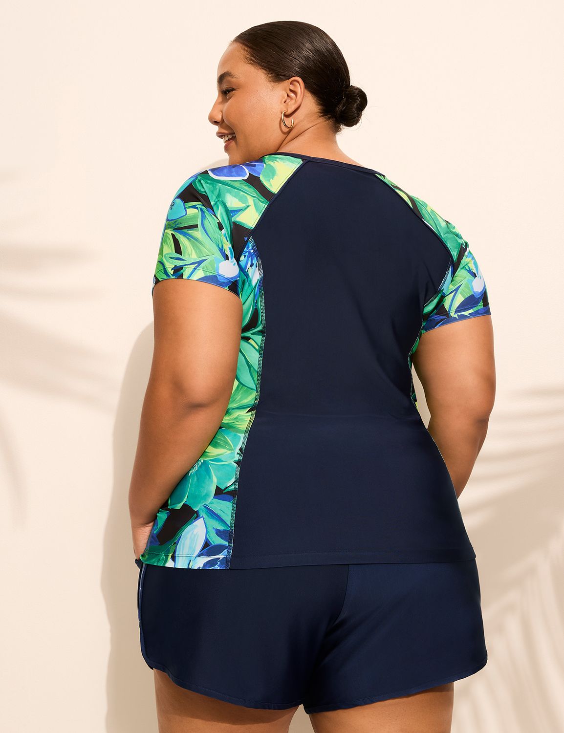 Quarter-Zip Short-Sleeve Rash Guard