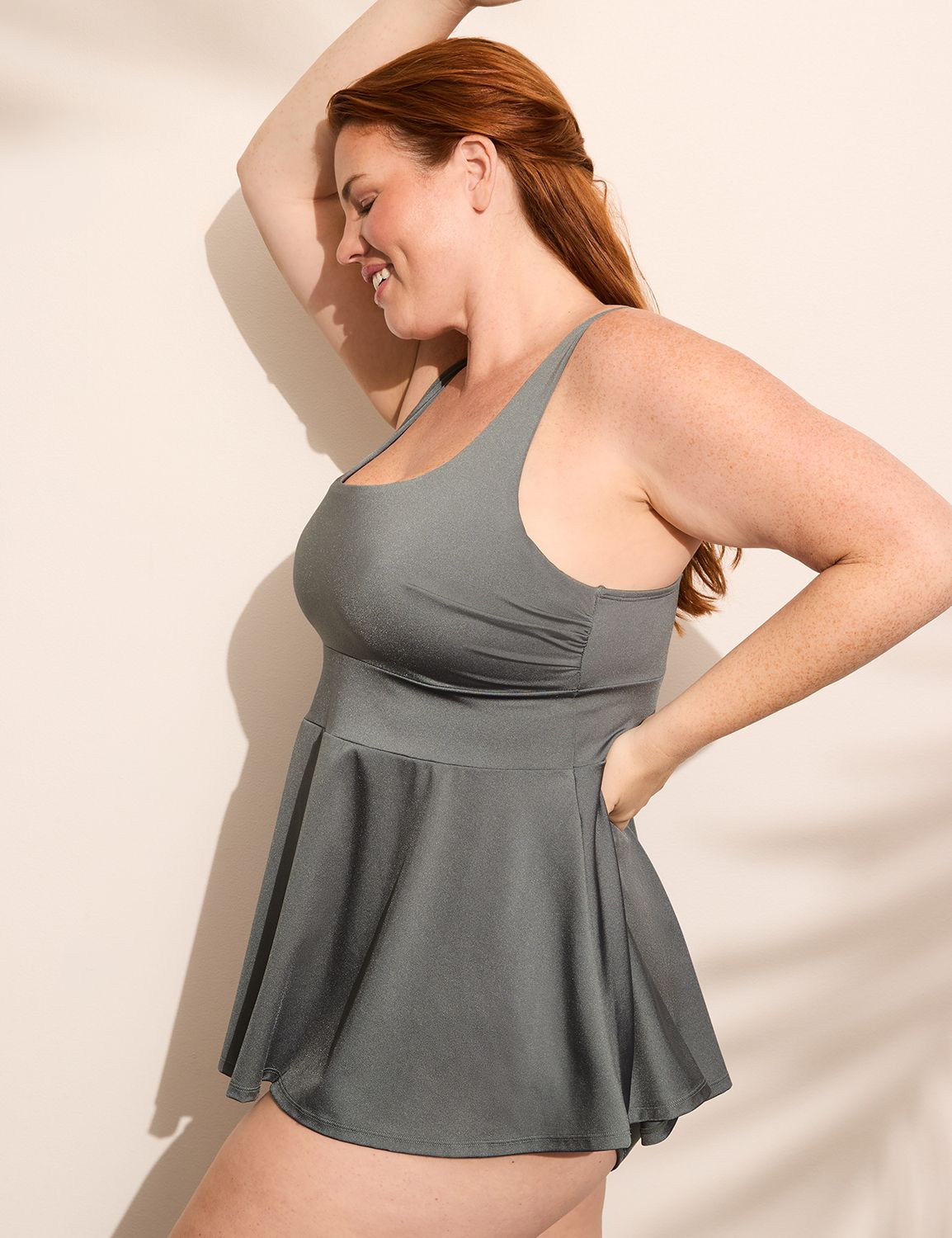 Shimmer NW Scoop Flare Tankini Product Image 3