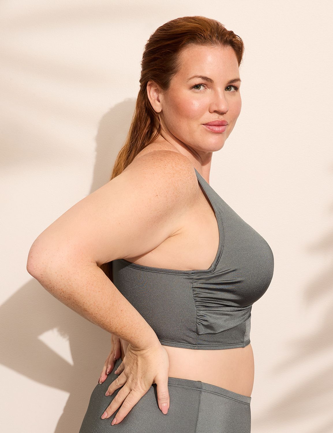 Shimmer Wrap Front Plunge UW Bikini Product Image 3