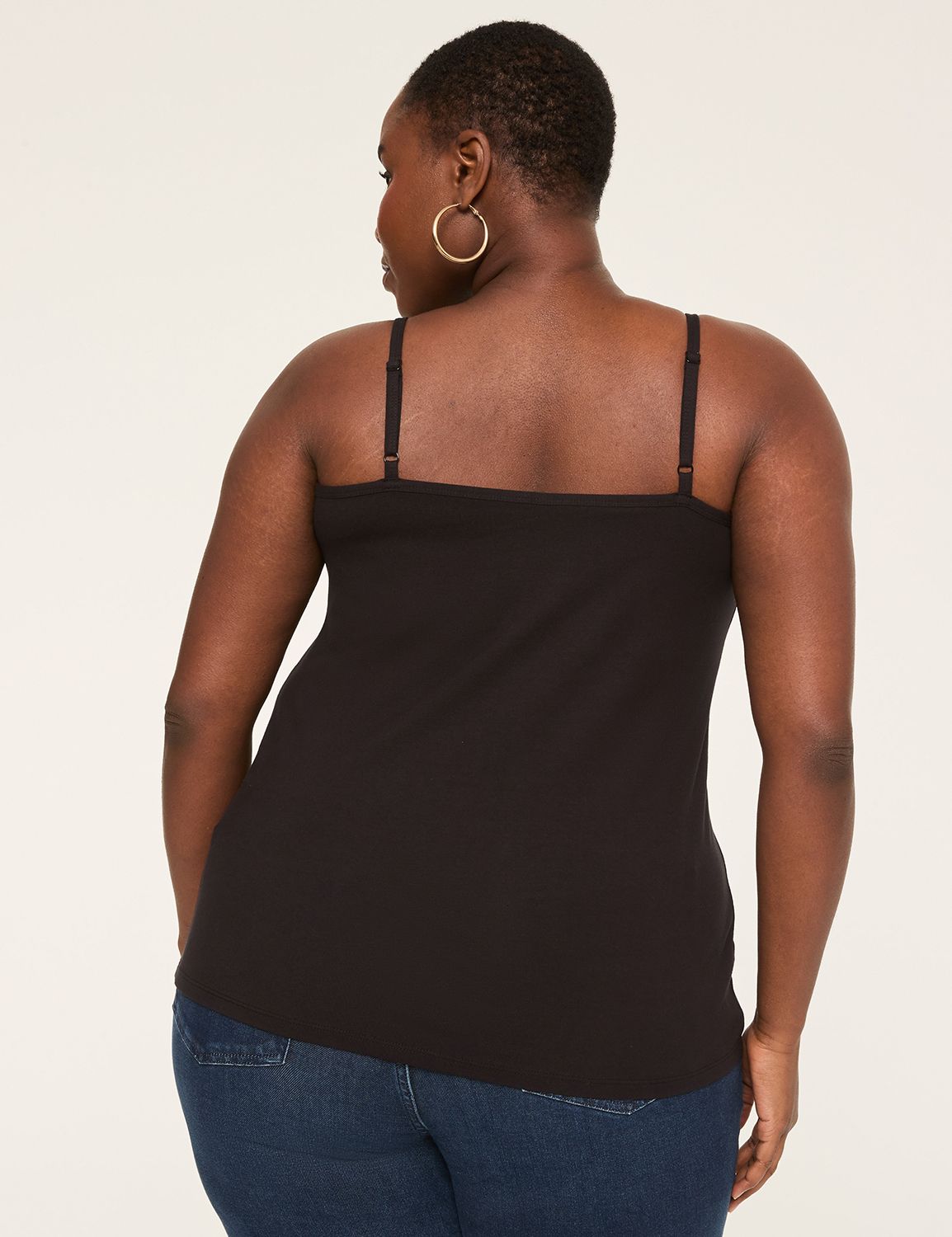 Sleeveless Cotton Cami w/ Shelf Bra Product Image 2