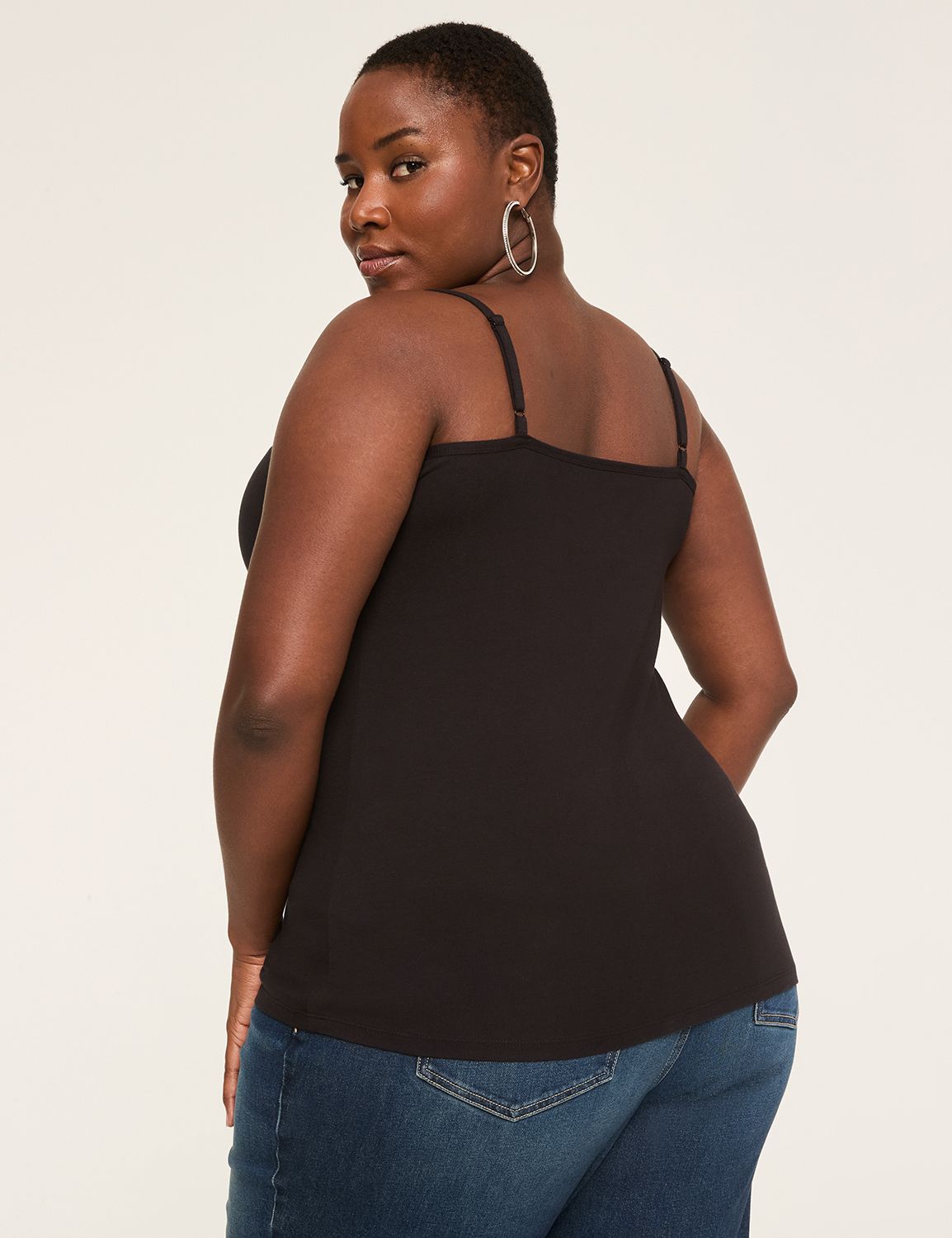 Plus Size Women's Black Tank Tops & Camis | Lane Bryant