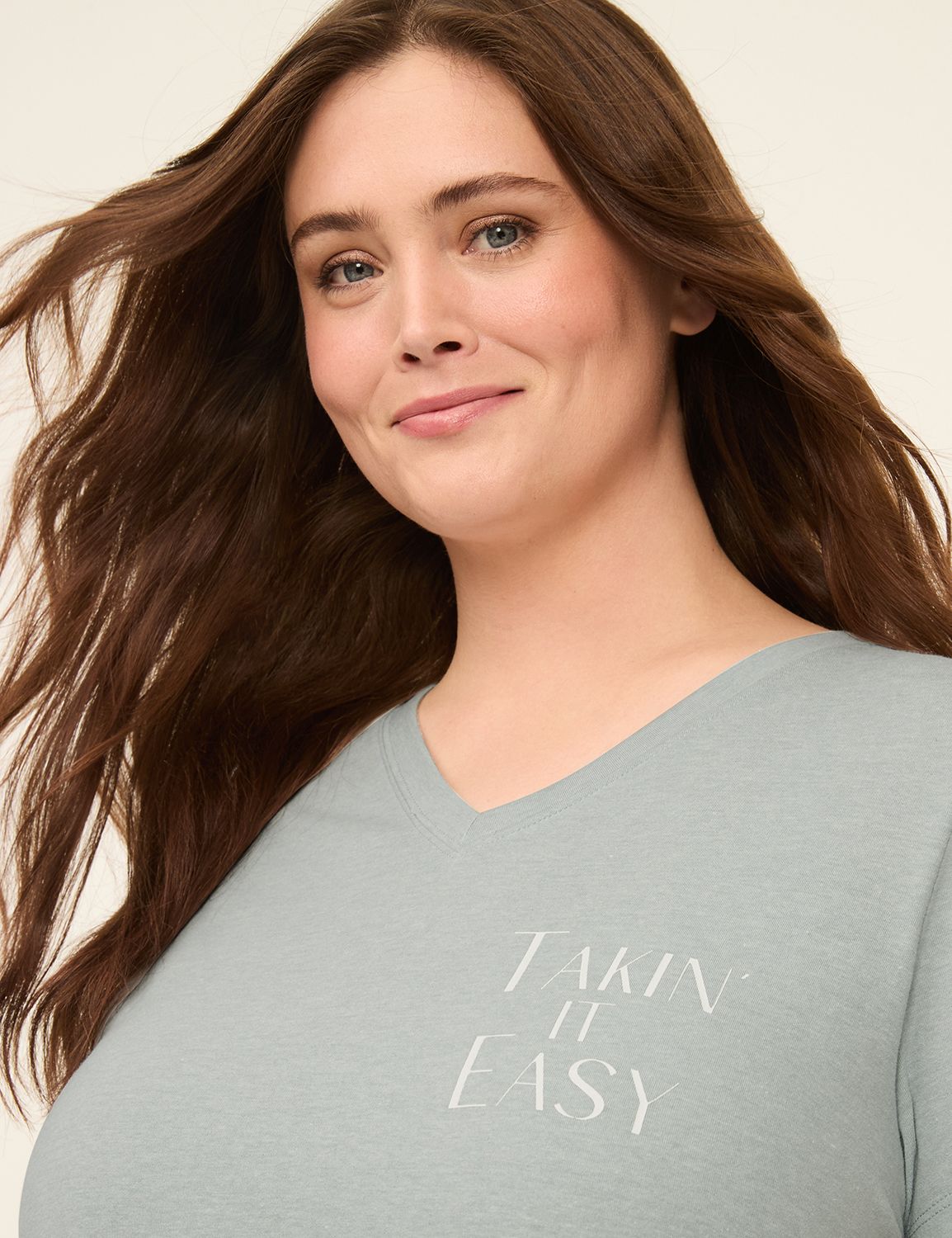 CVC & Lt Wt 95/5 V Neck Tunic/Leggi Product Image 4