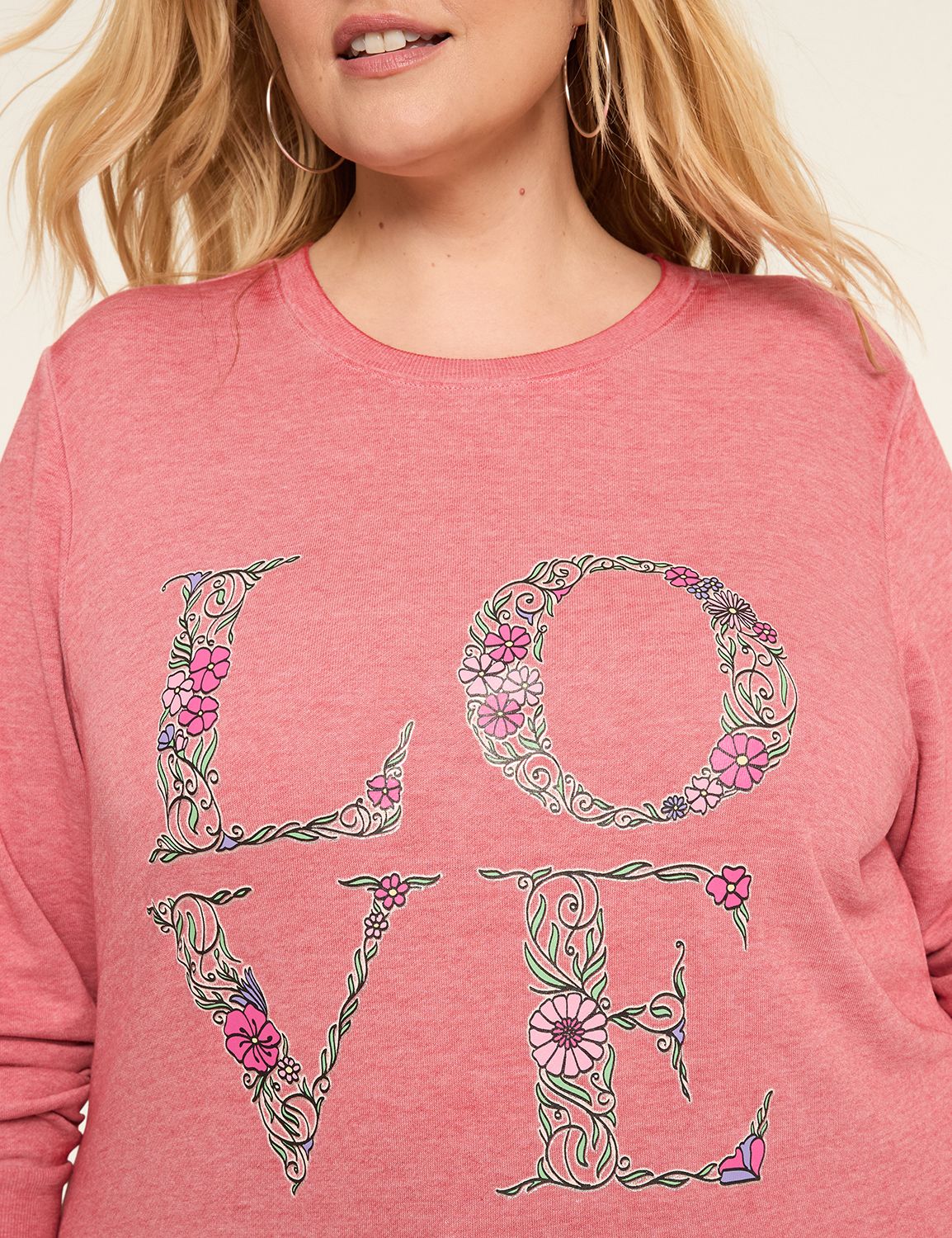 Long Sleeve Crew Neck Sweatshirt wi Product Image 4