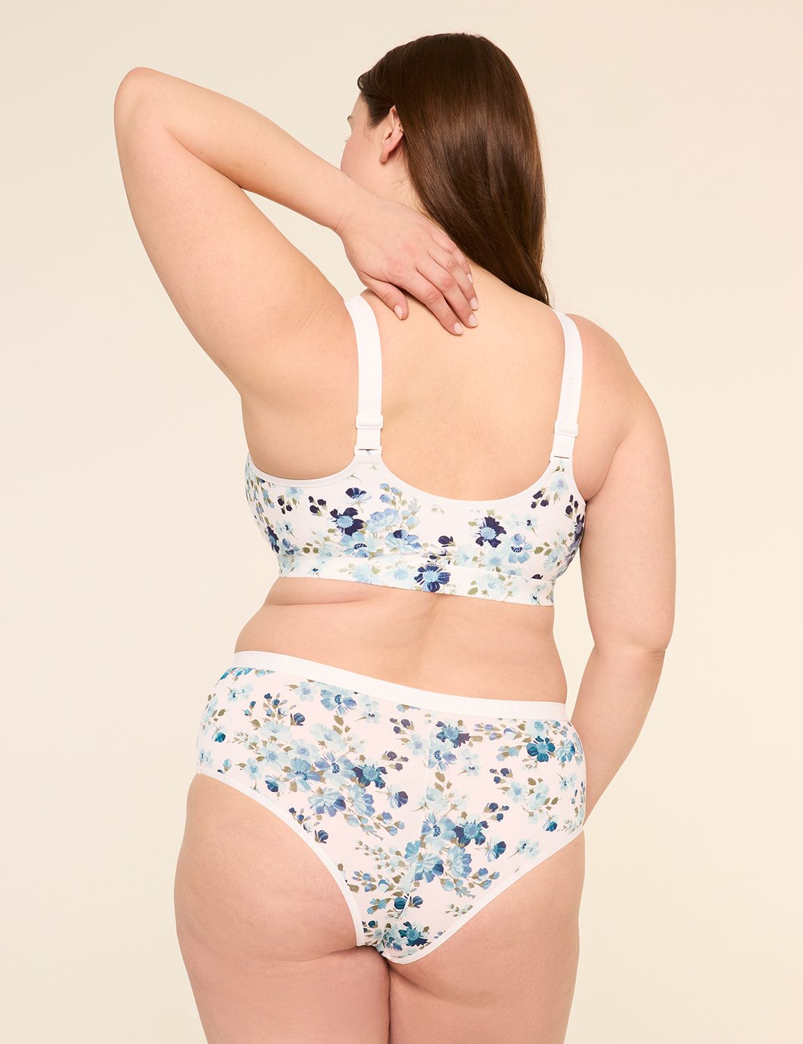 Cotton Lightly Lined Front-Close No-Wire Bra
