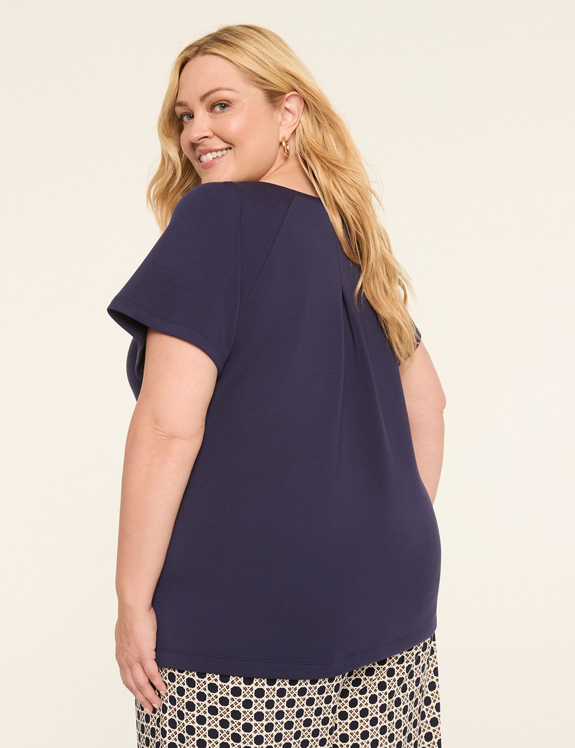 Short-Sleeve Notch-Neck Journey Tee