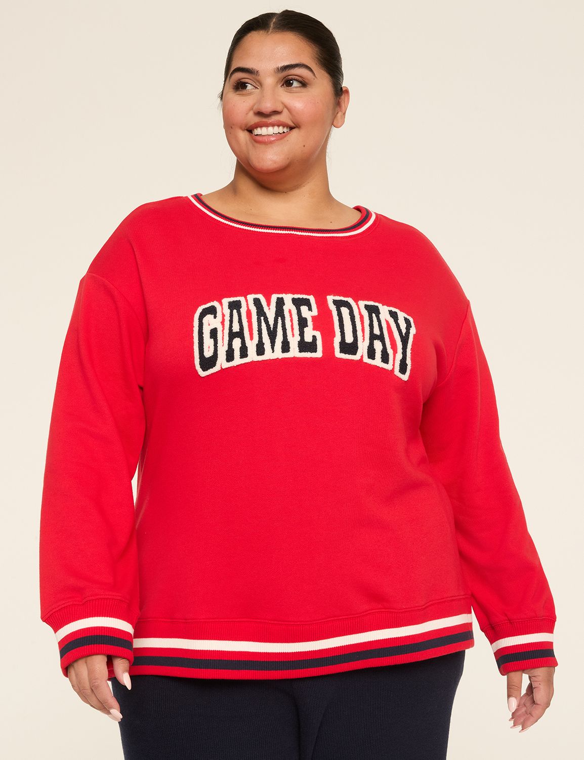 LIVI Long-Sleeve Crew-Neck Sweatshirt