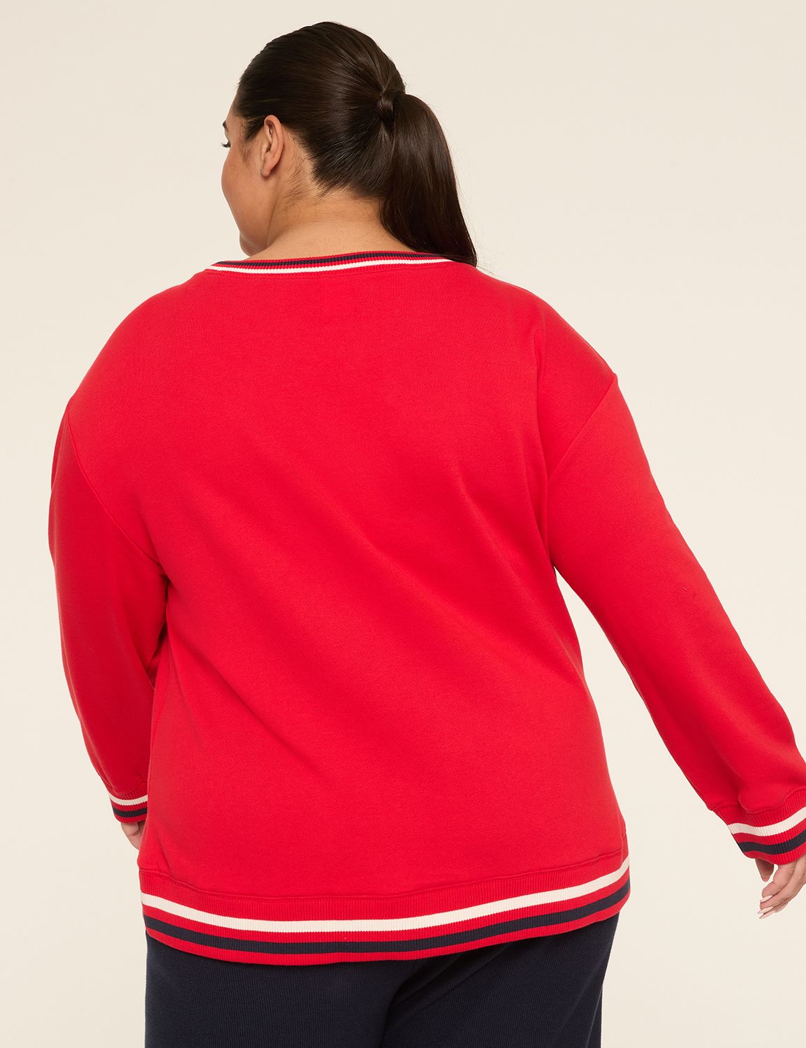 LIVI Long-Sleeve Crew-Neck Sweatshirt