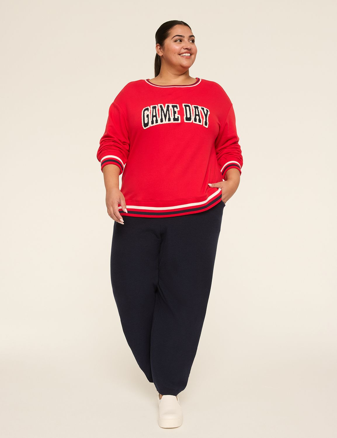 LIVI Long Sleeve Boat Neckline Hi-L Product Image 3