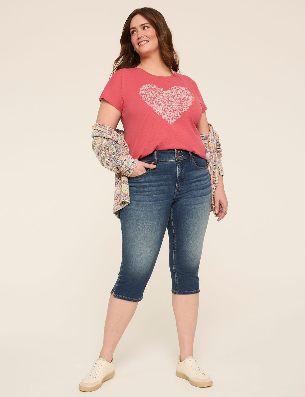 HIGH RISE TIGHTER TUMMY CAPRI - LEO Product Image 3