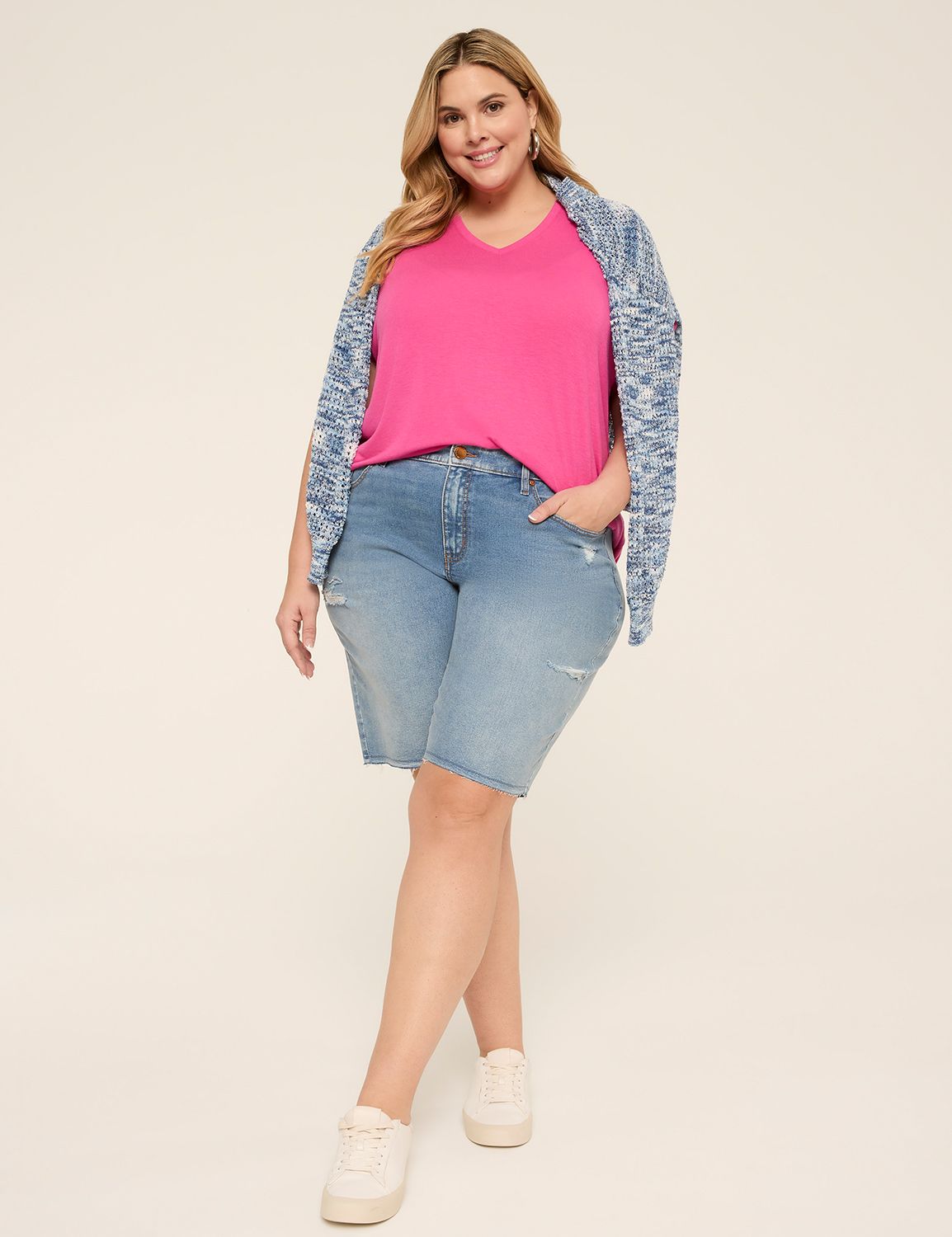 CURVY MID RISE SIGNATURE FIT 10"  B Product Image 3