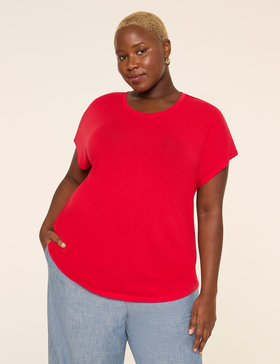 EveryWear Brushed Crew-Neck Tee